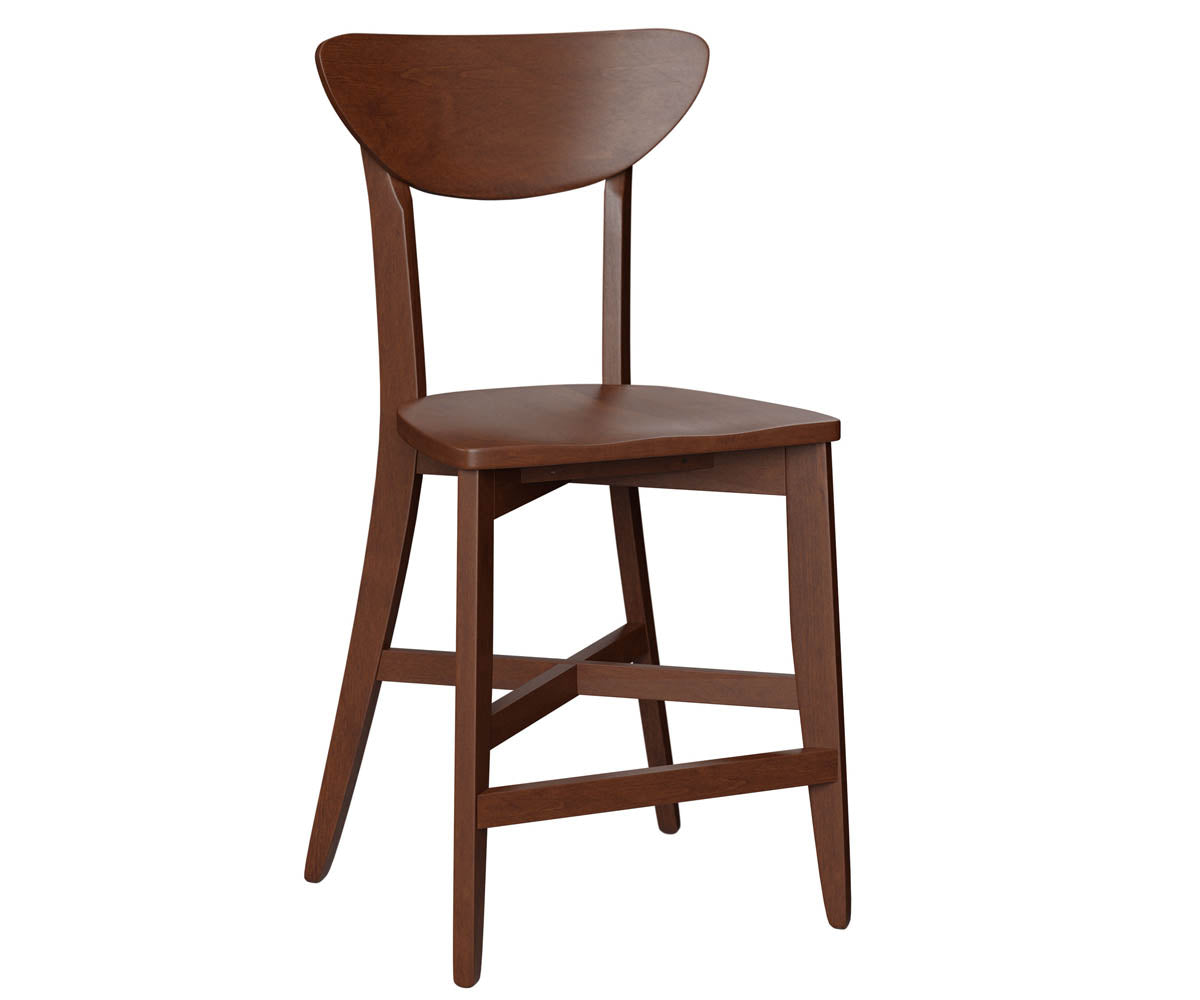 Amish Seymour Stationary Bar Chair