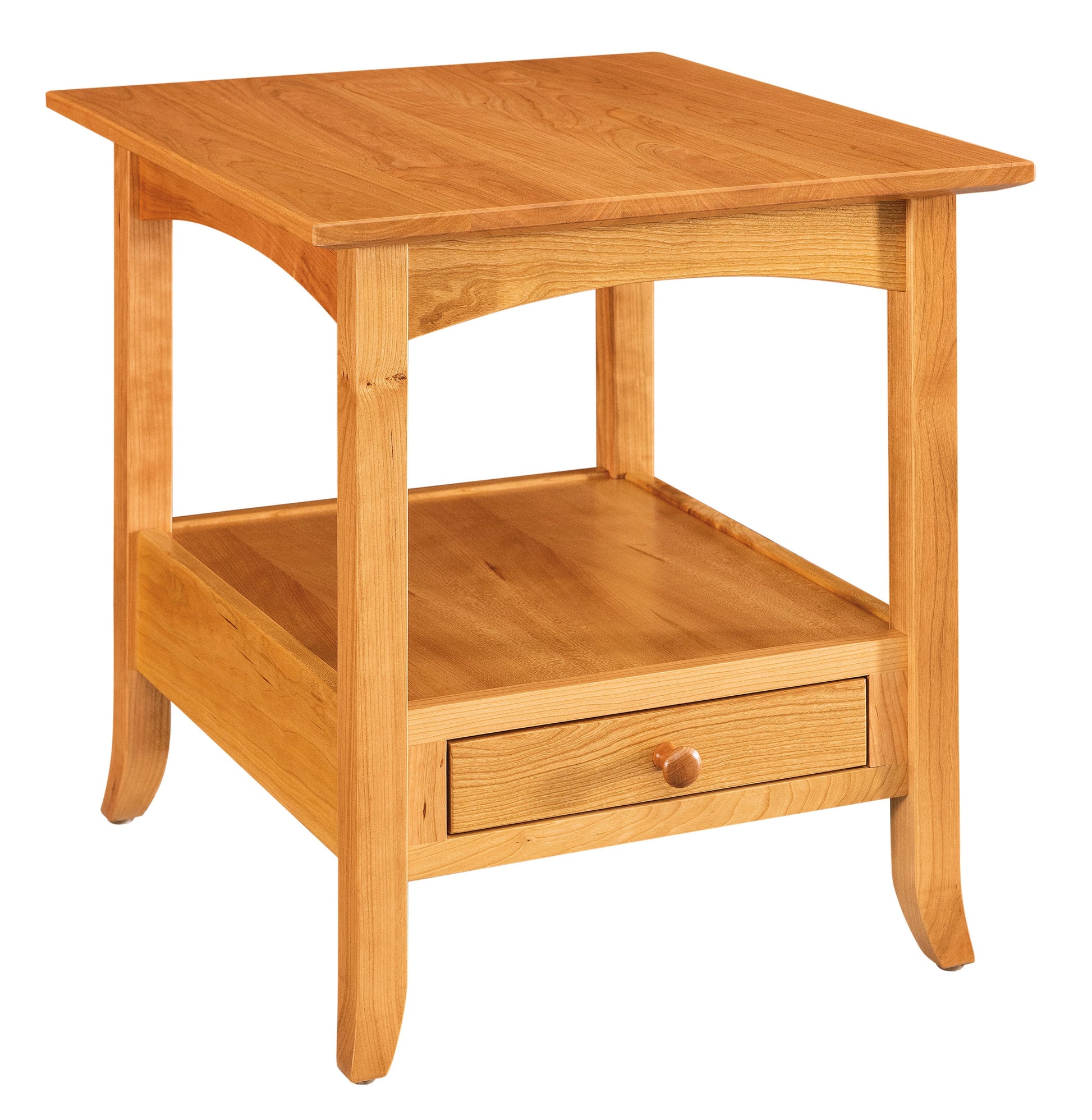 american made amish shaker hill end table