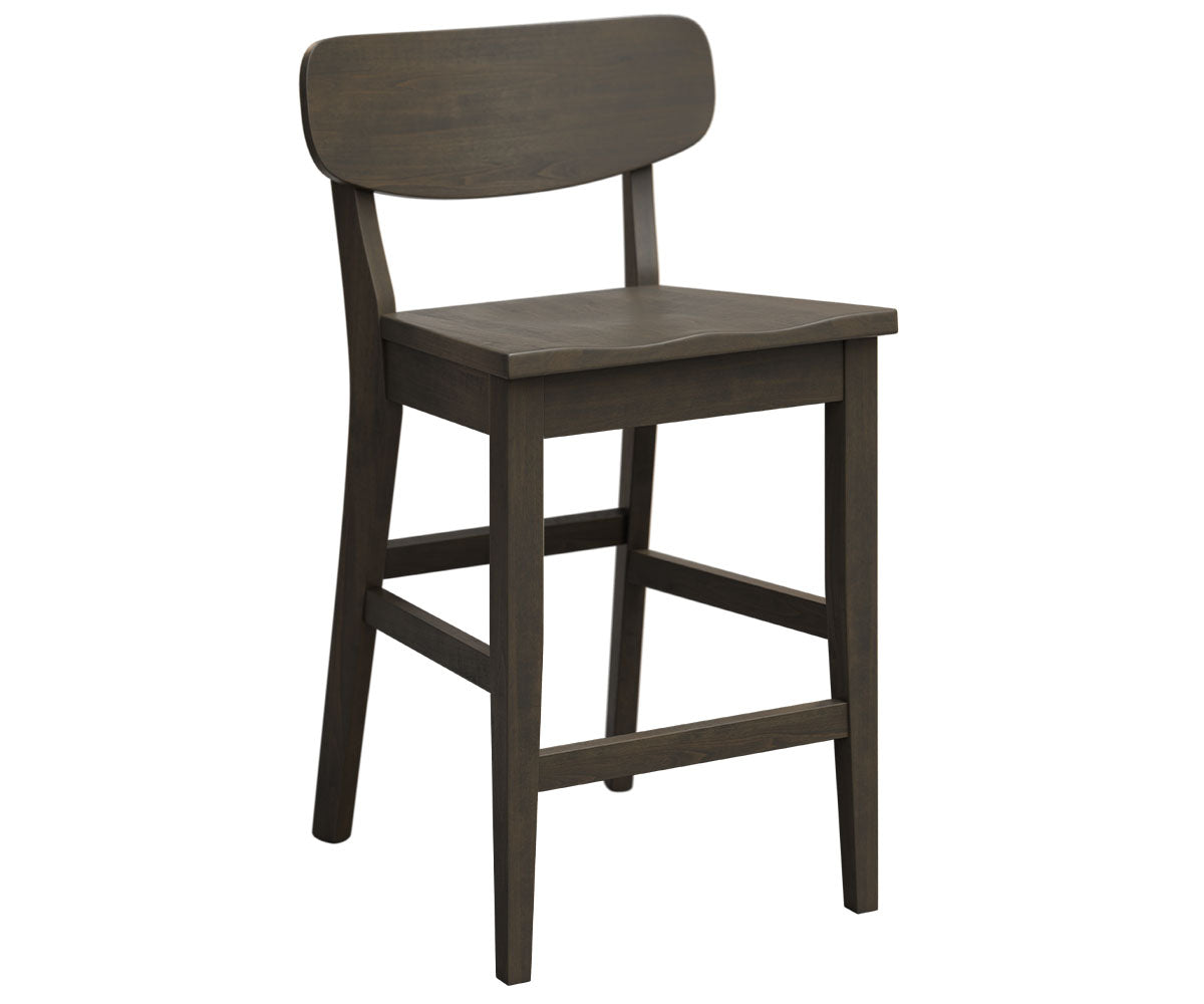 Amish Shelby Stationary Bar Chair