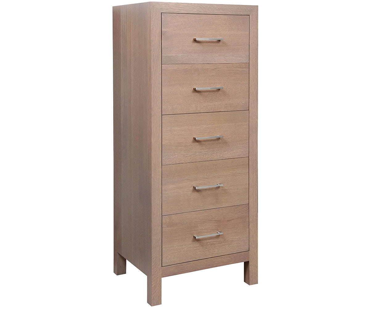 Amish Sierra Five Drawer Lingerie Chest-Chest-The Amish House