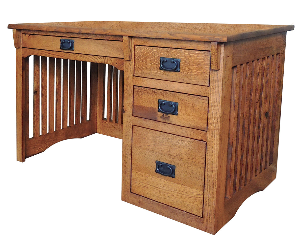 amish desk shown in oak