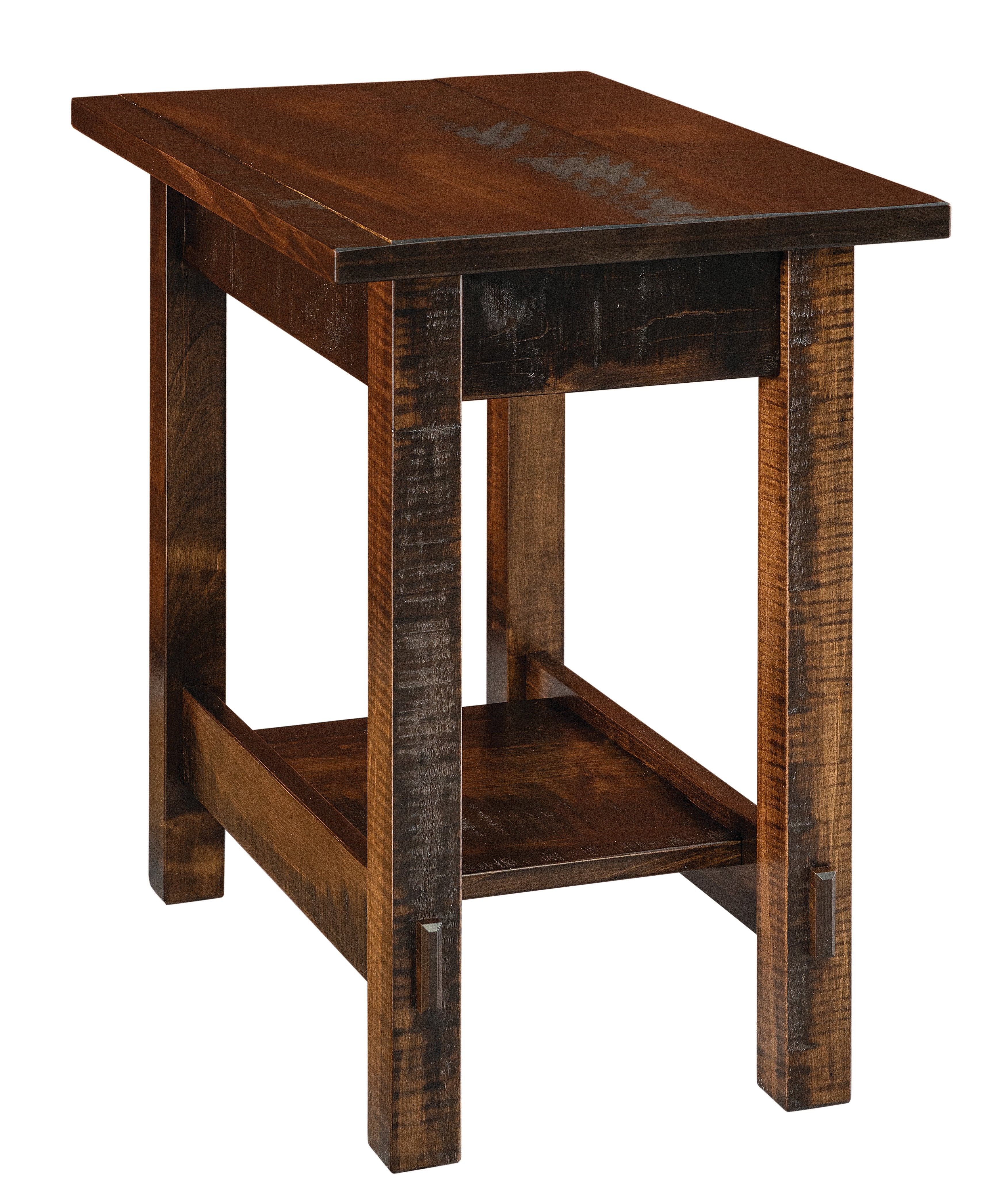 Amish Springhill Open Wedge End Table - Thumbnail 2