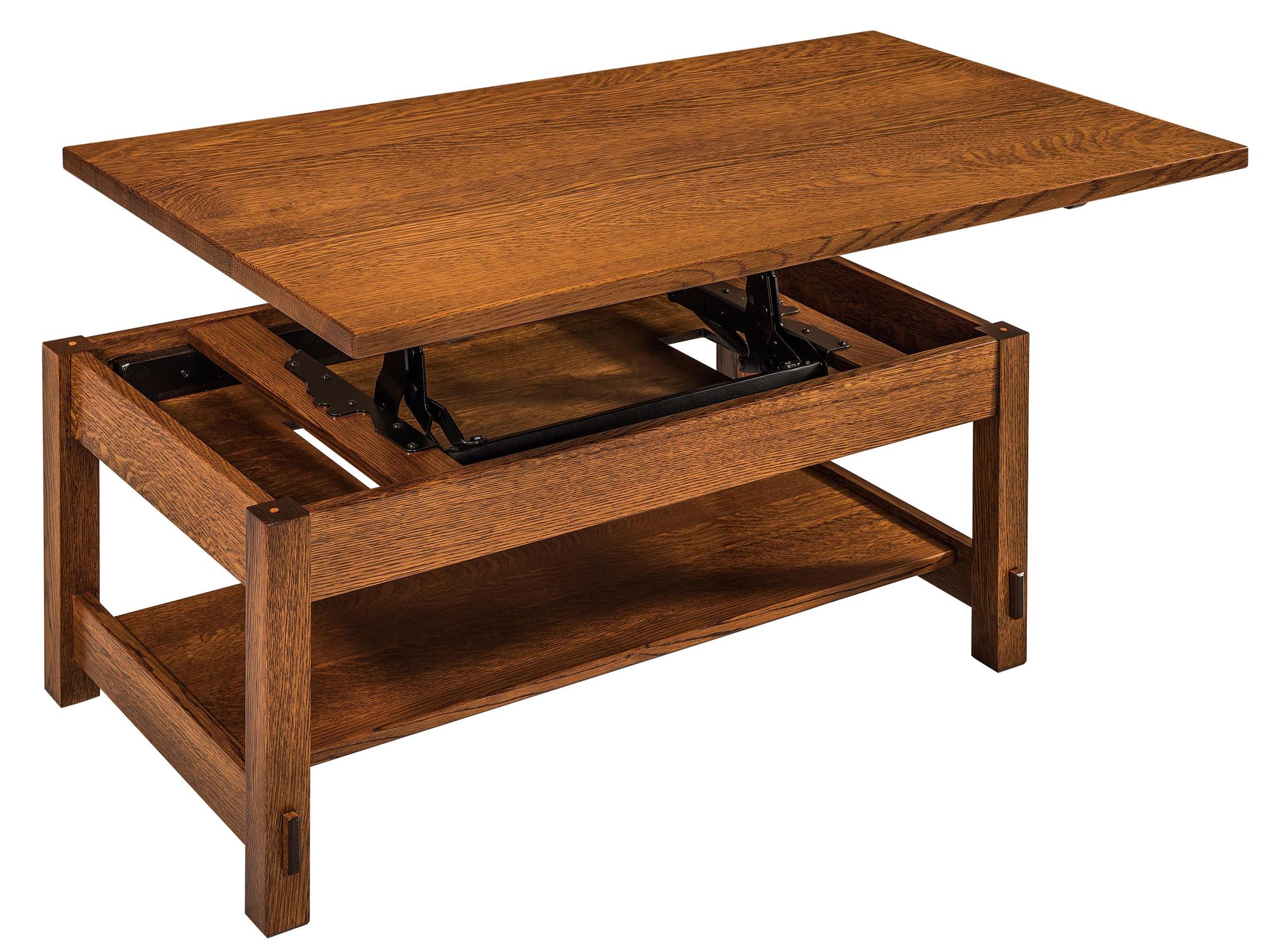 Amish Springhill Open Lift Top Coffee Table-Coffee Table-The Amish House