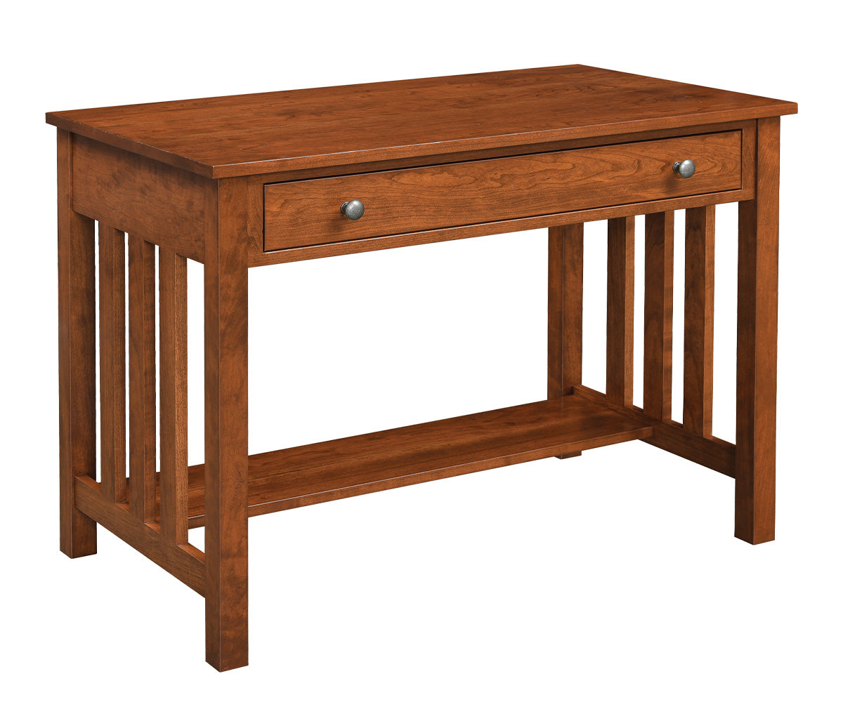 amish desk shown in oak