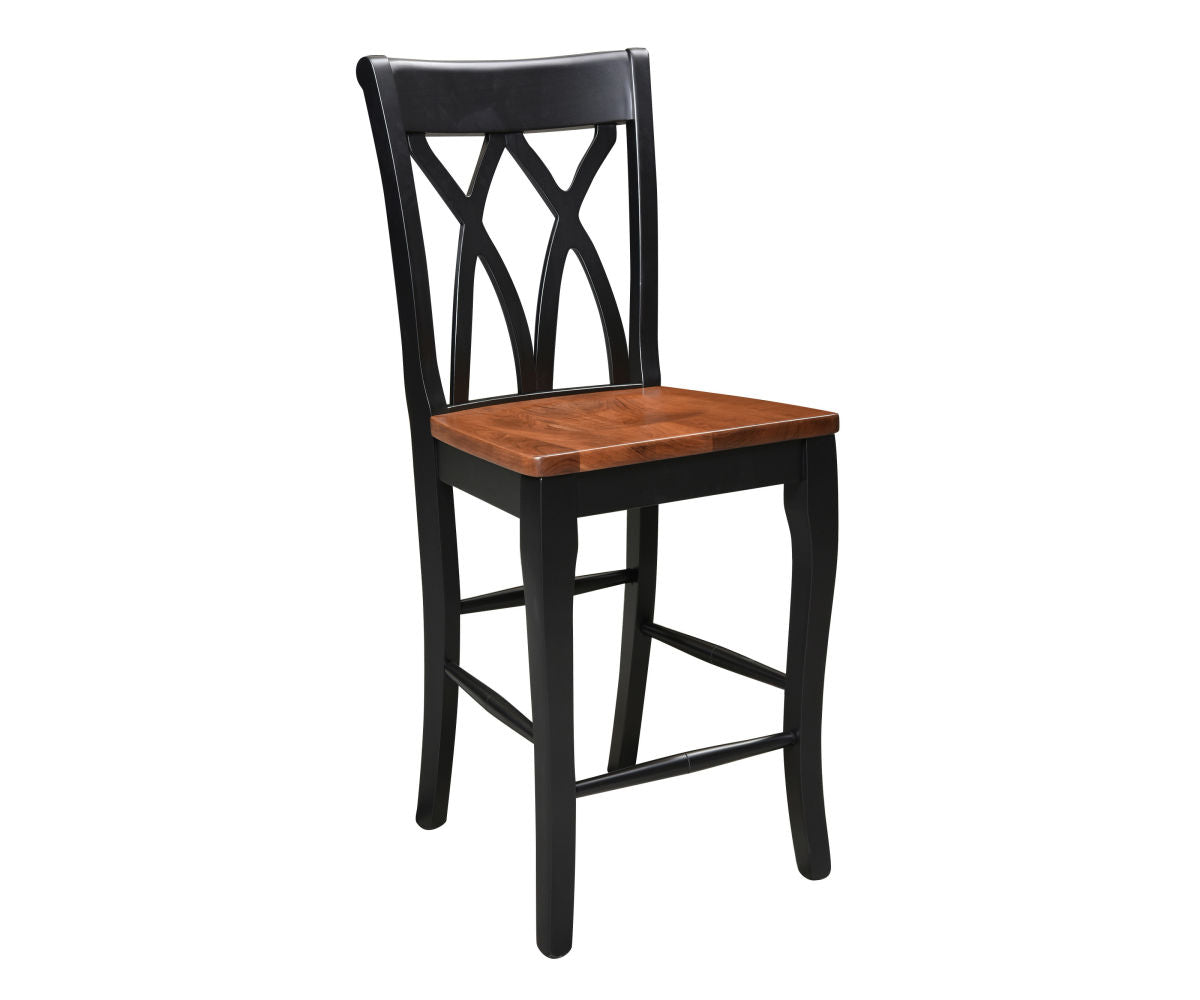 Amish Stanton Stationary Bar Chair
