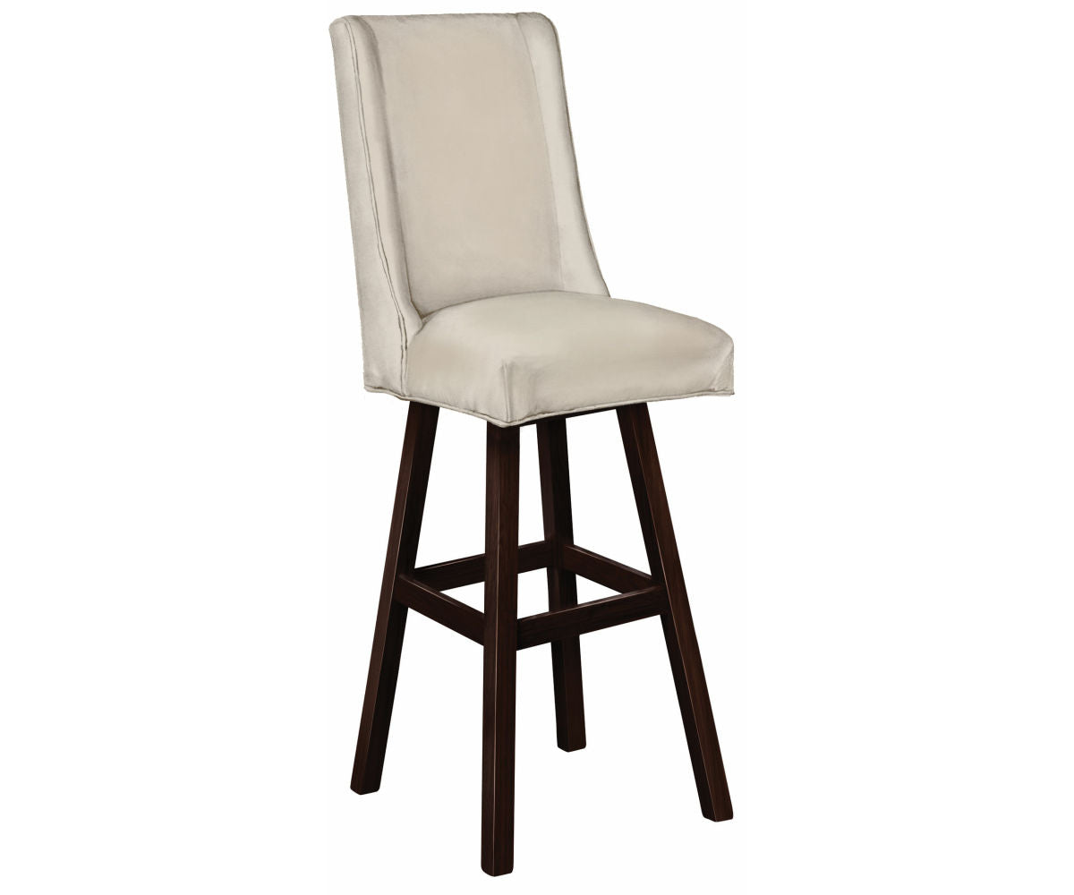Amish Stella Swivel Bar Chair