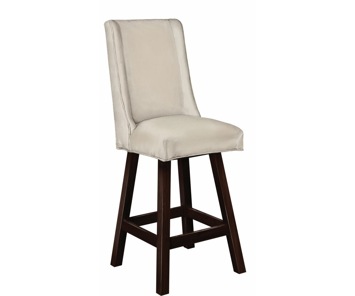 Amish Stella Swivel Bar Chair