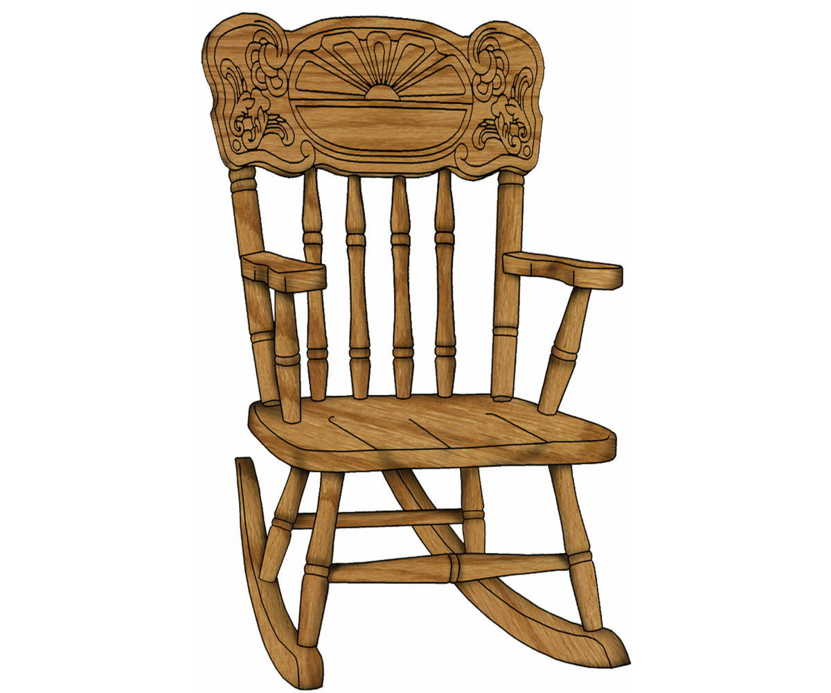 Amish Sunrise Rocker