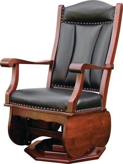 Amish Swivel Glider with Platform Base - Thumbnail 5