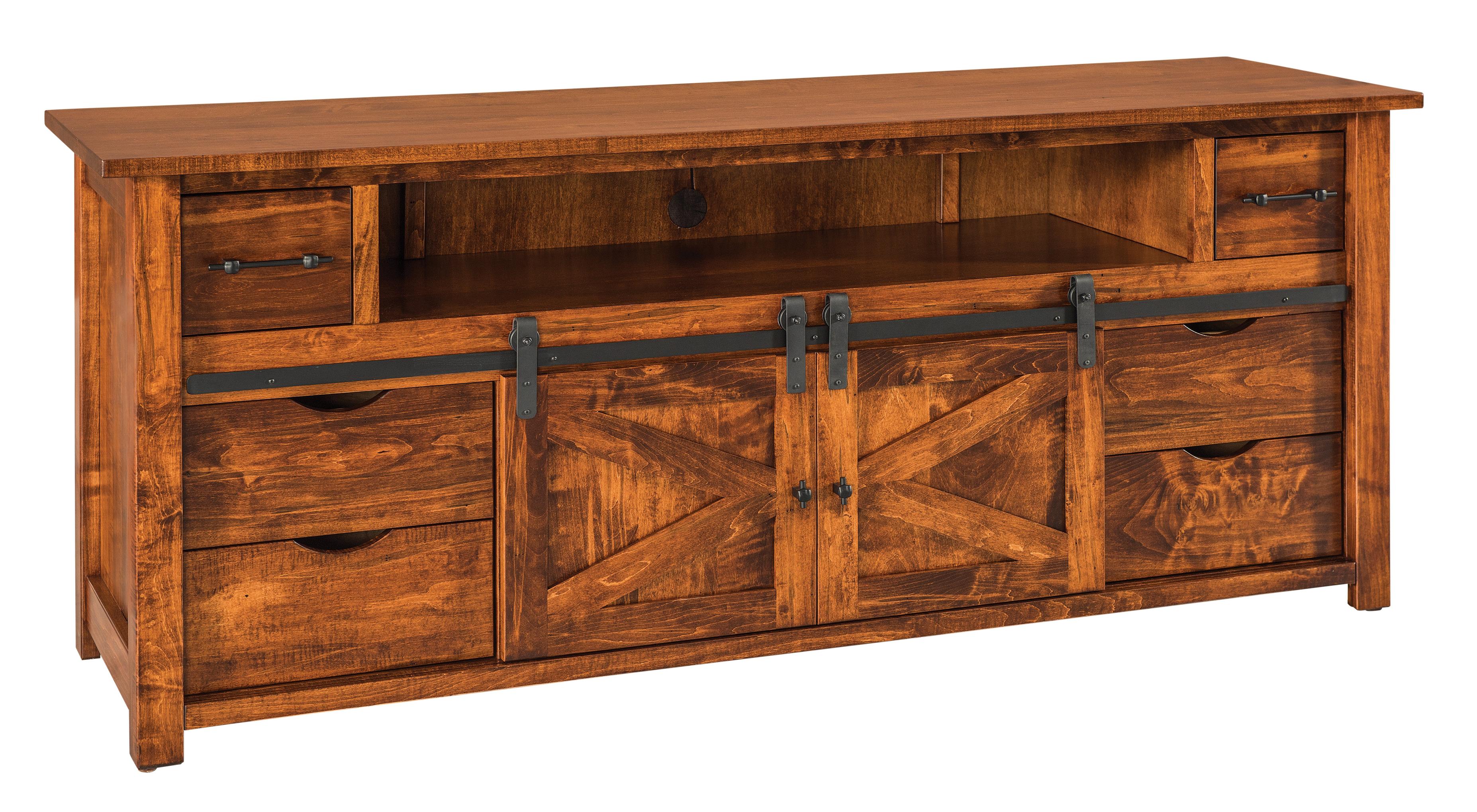 amish teton tv stand