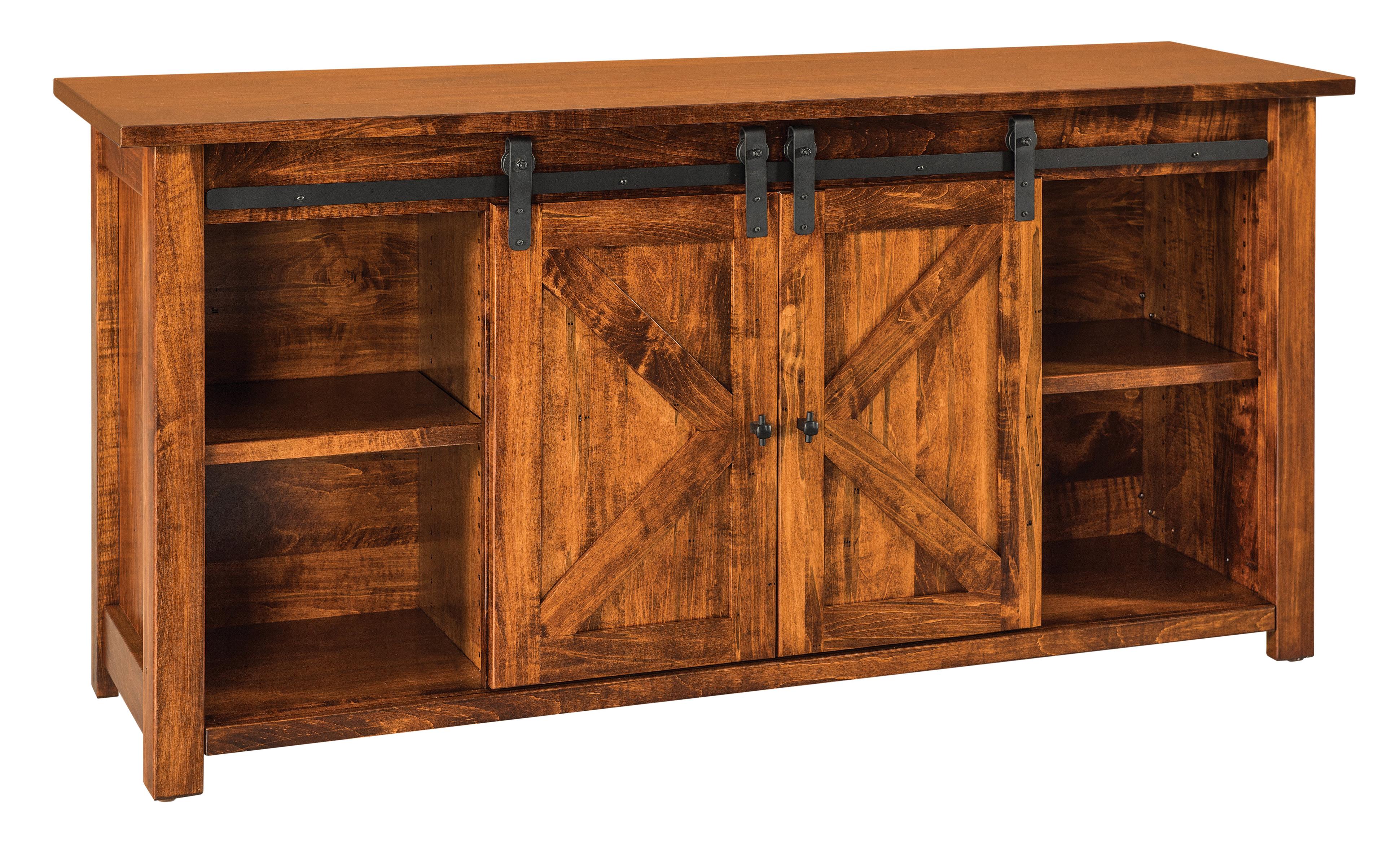 Amish Teton Two Door Sofa Table