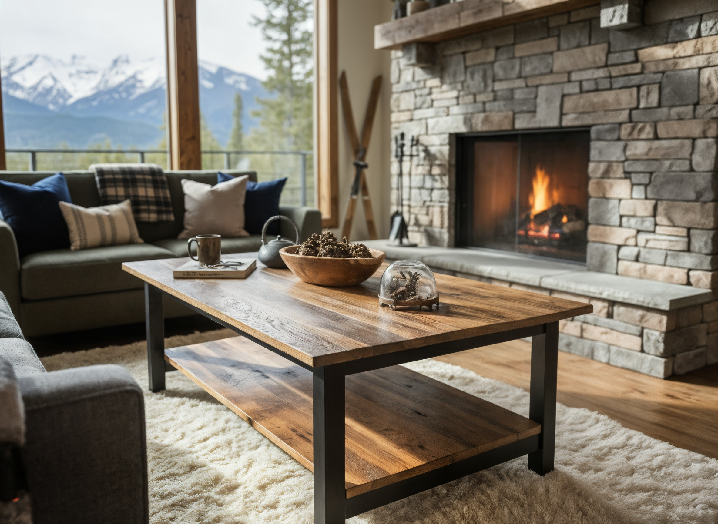 Amish Timber Coffee Table