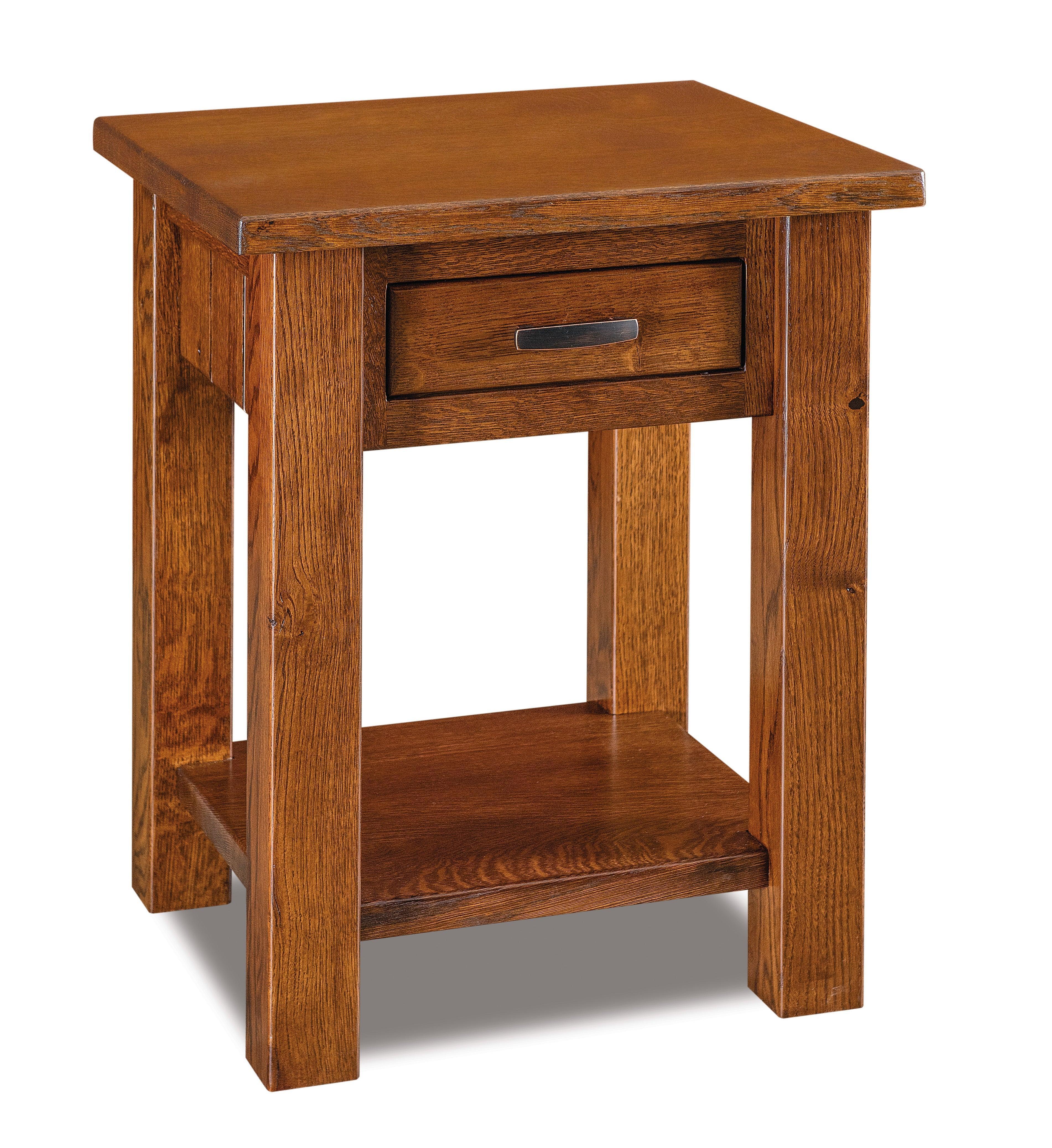 Amish Timbra One Drawer Nightstand - Thumbnail 2