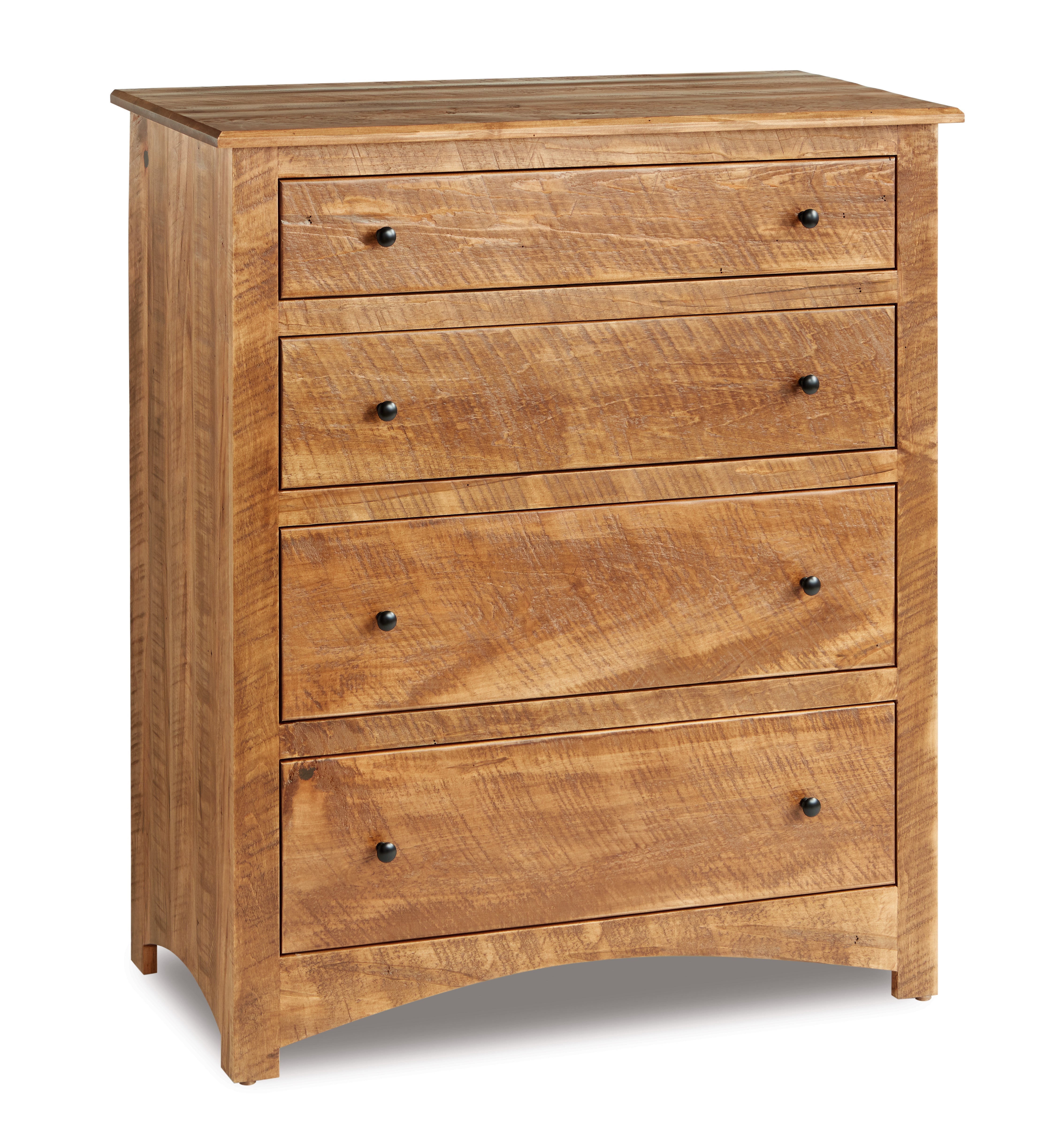 Amish Flint Simplicity Four Drawer Chest - Thumbnail 2