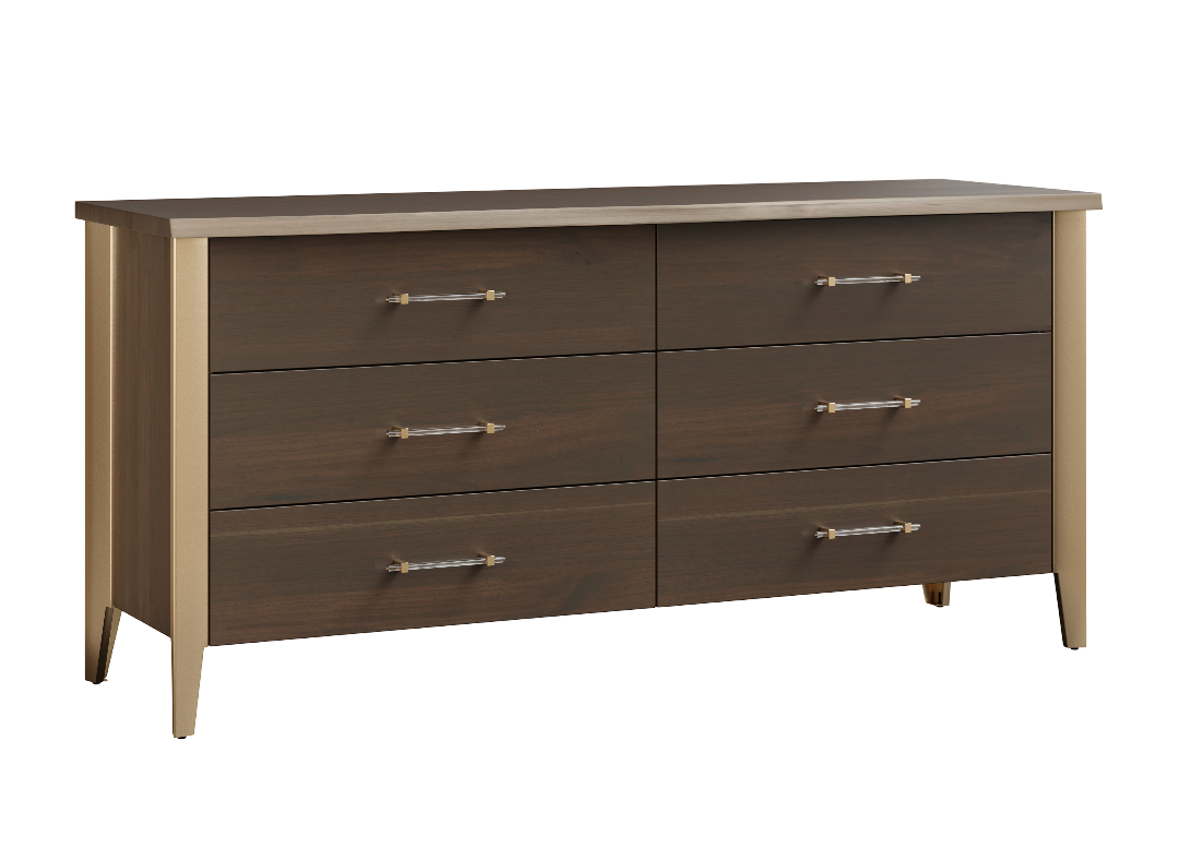 Amish Uptown 6 Drawer Dresser