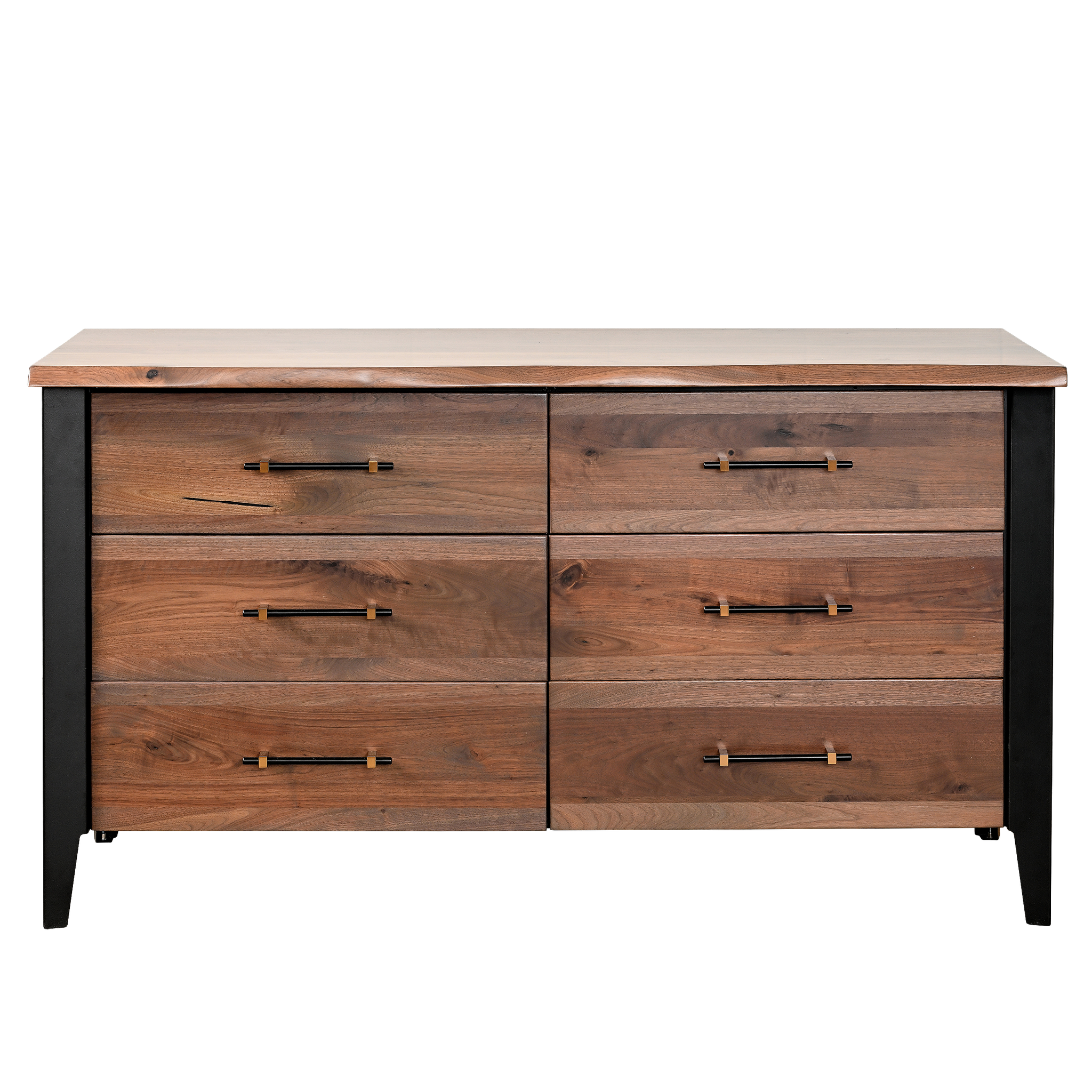 Amish Uptown 6 Drawer Dresser-Dresser-The Amish House