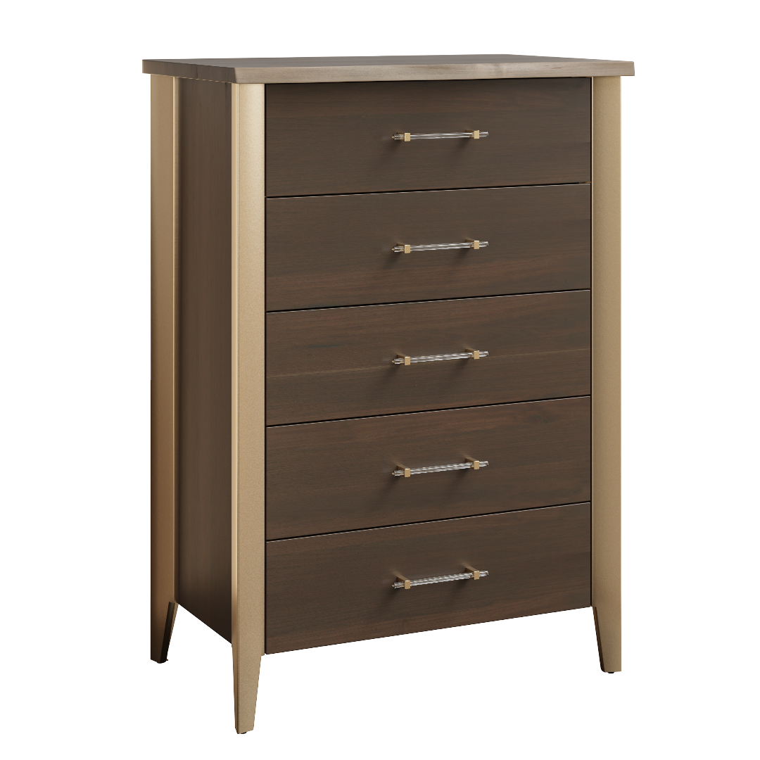 Amish Uptown Five Drawer Chest