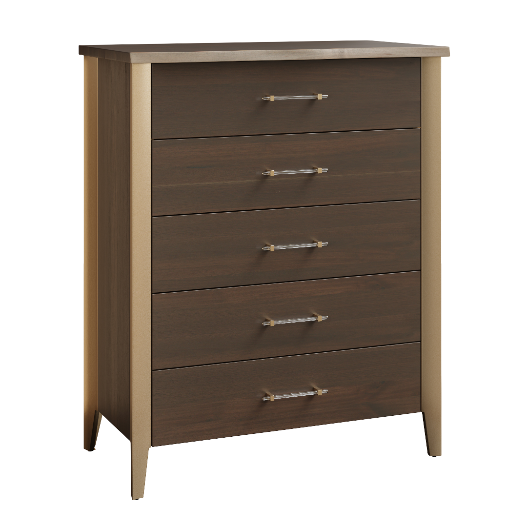 Amish Uptown Five Drawer Chest