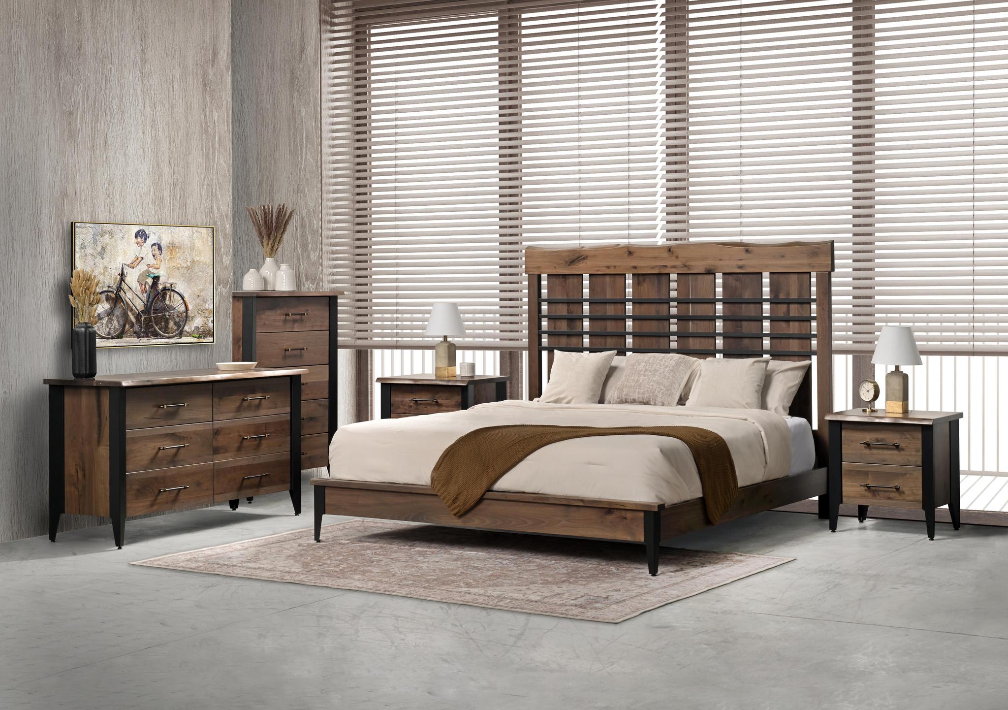 Amish Lahaska Bed-Bed-The Amish House