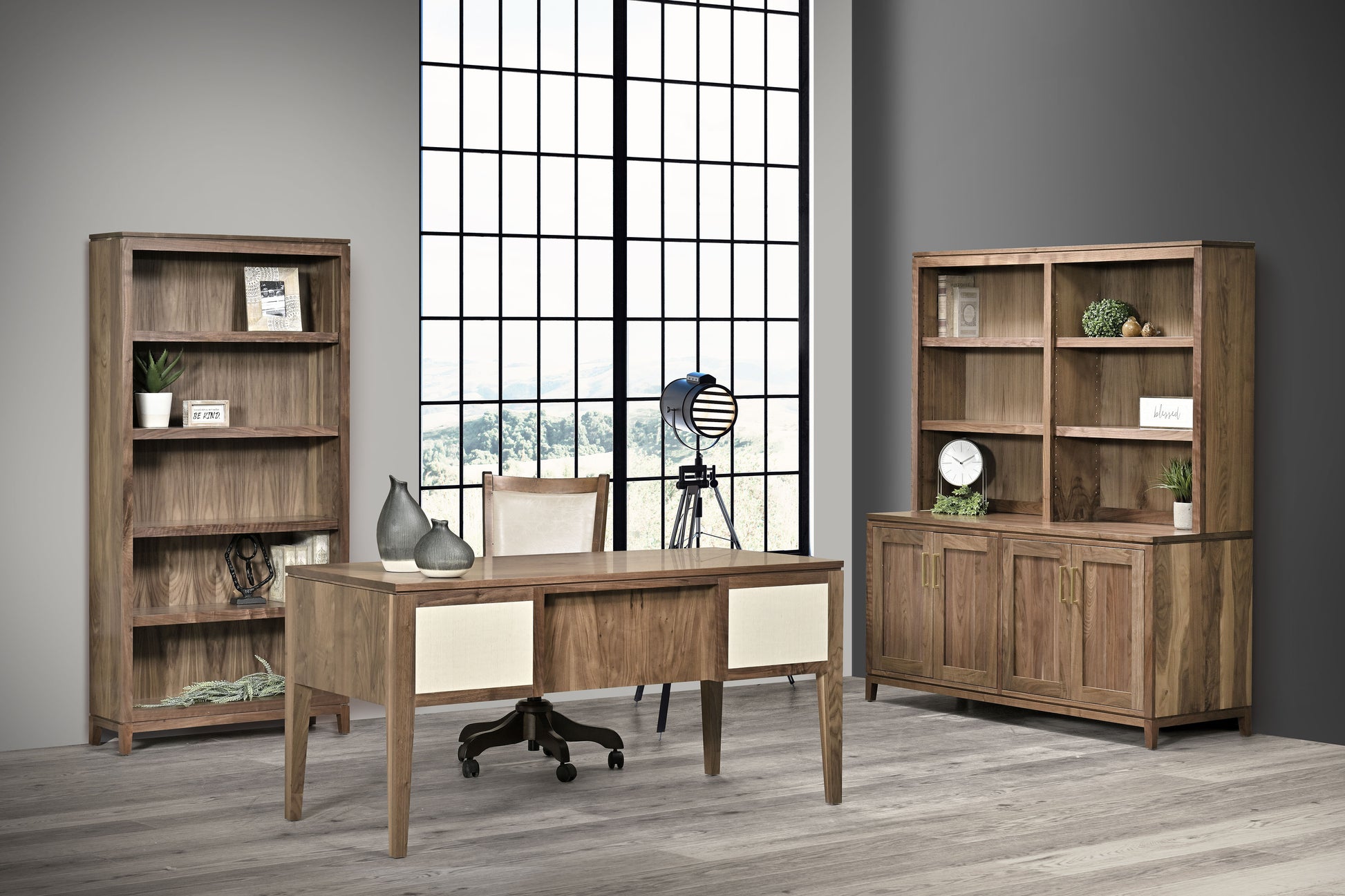 Amish Villa 73" Bookcase