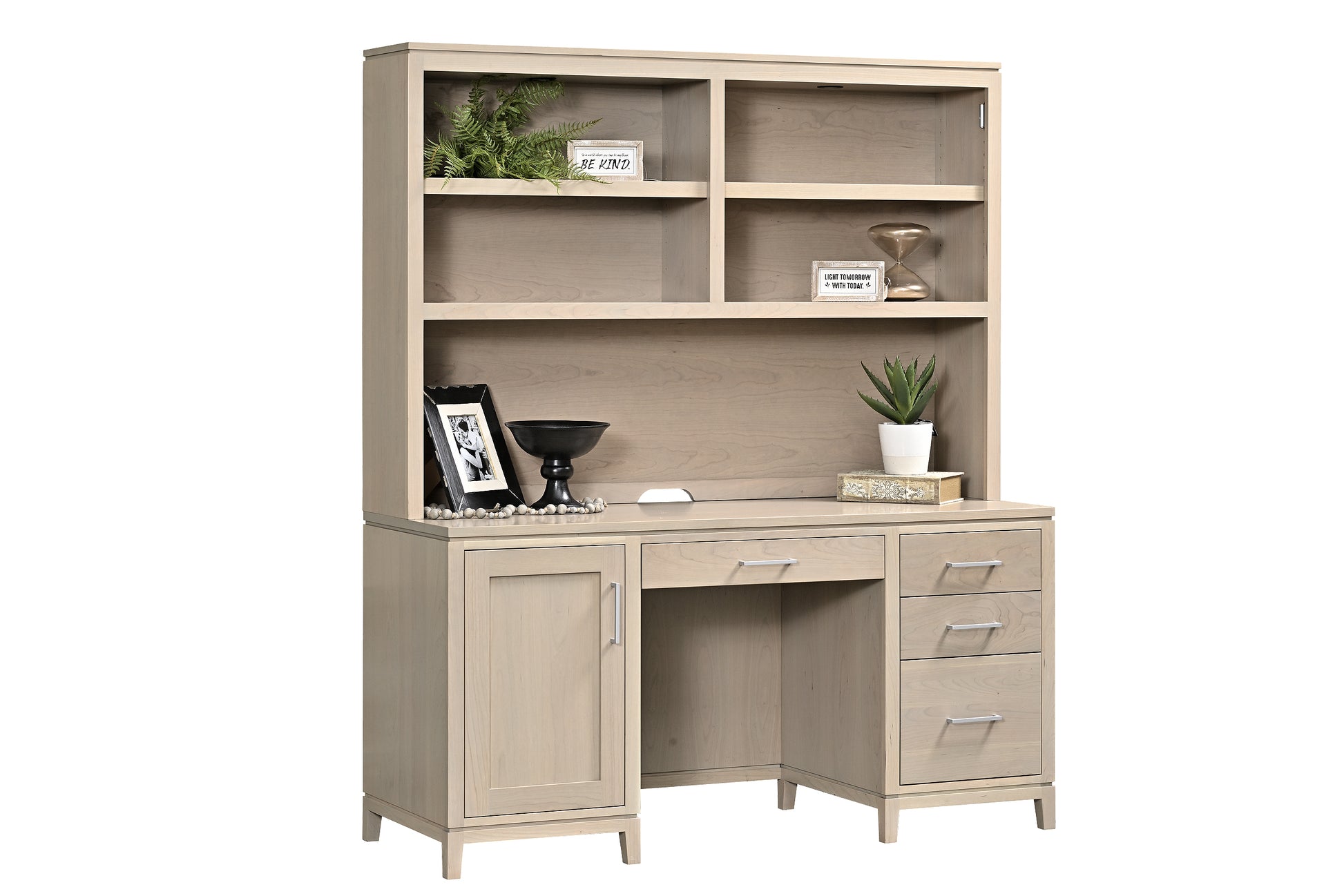 Amish Villa Credenza Base and Hutch