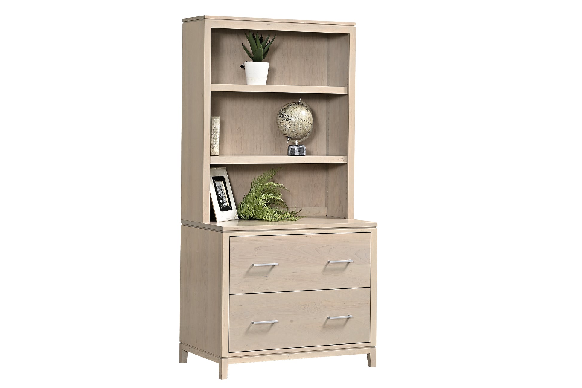 Amish Villa Lateral File and Hutch