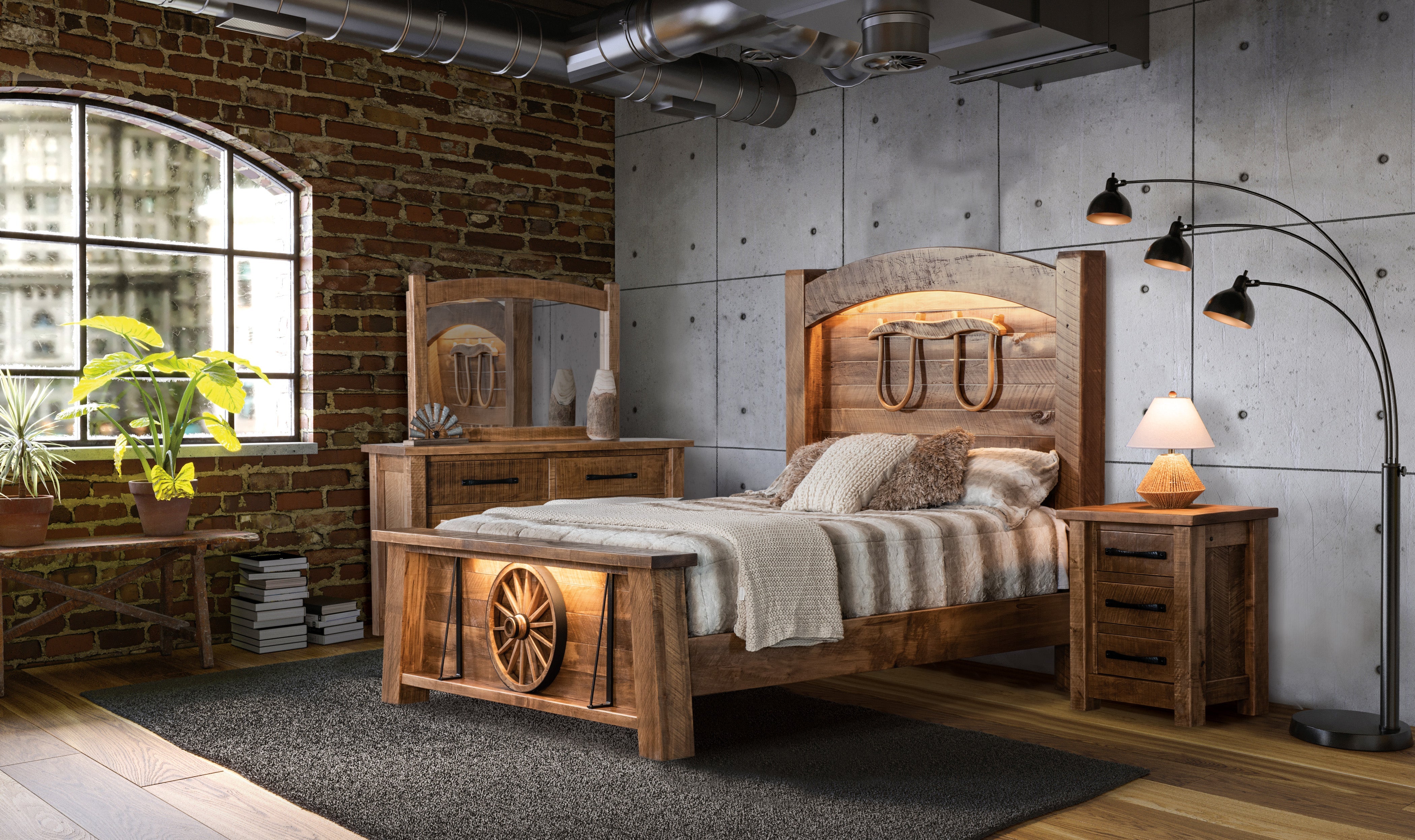 Amish Vogen Bed - Thumbnail 3