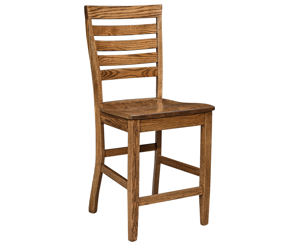 Amish Wakefield Stationary Bar Chair