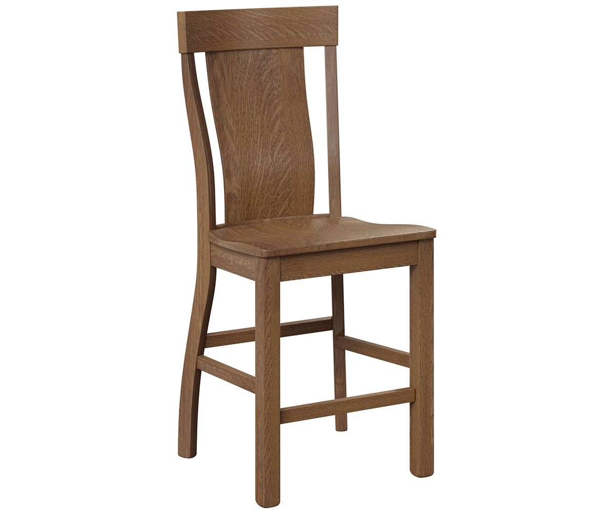 Amish Weldon Stationary Bar Chair