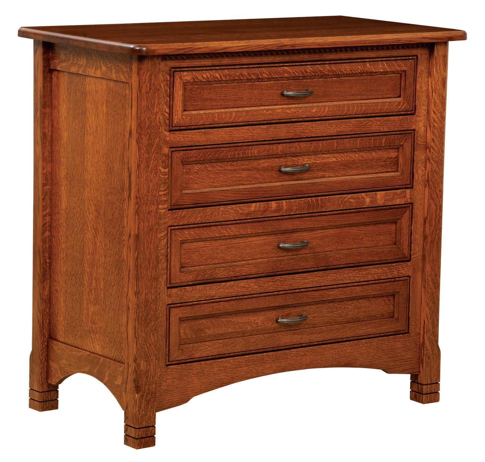 Amish West Lake Four Drawer Dresser