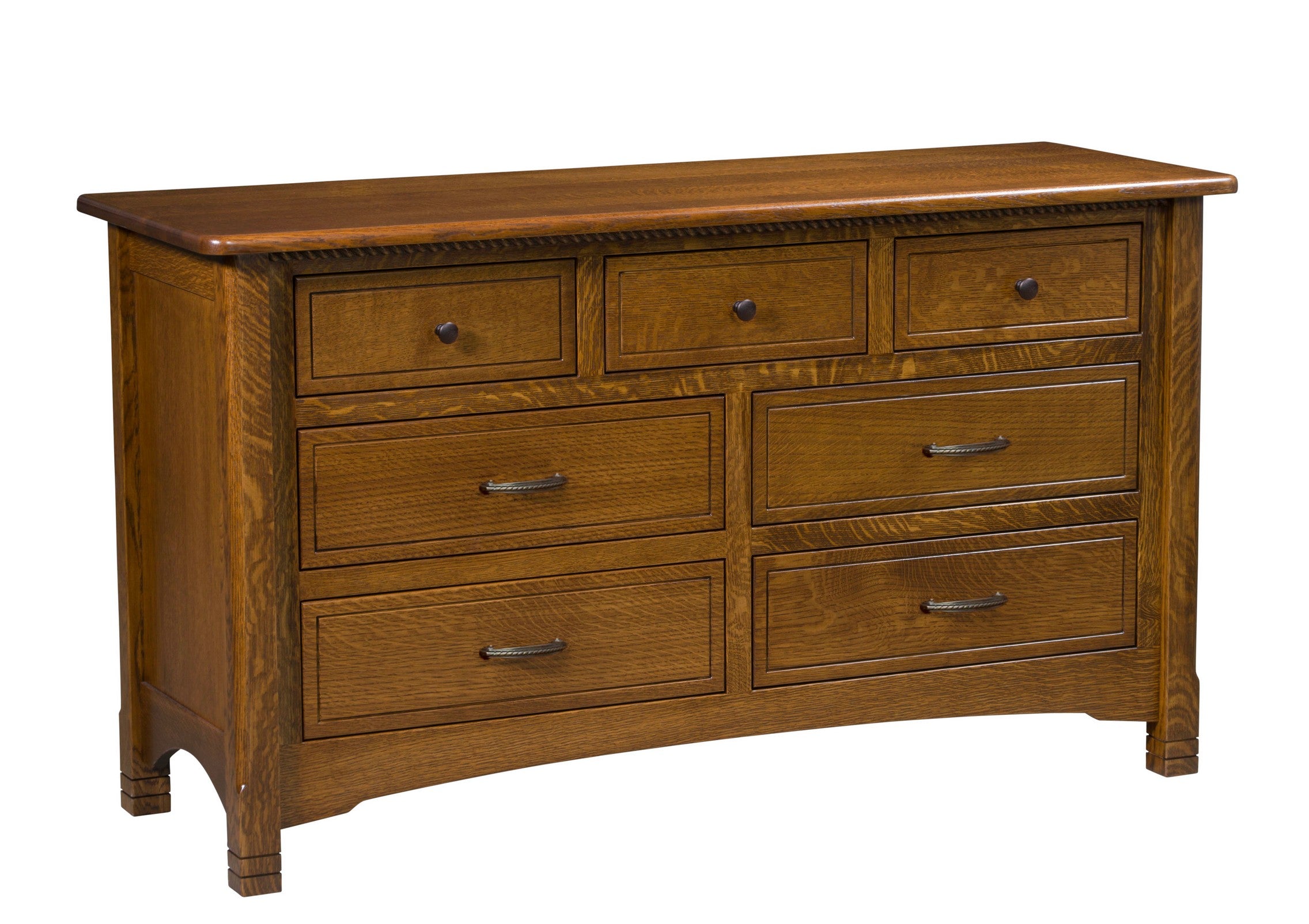 Amish West Lake Seven Drawer Dresser
