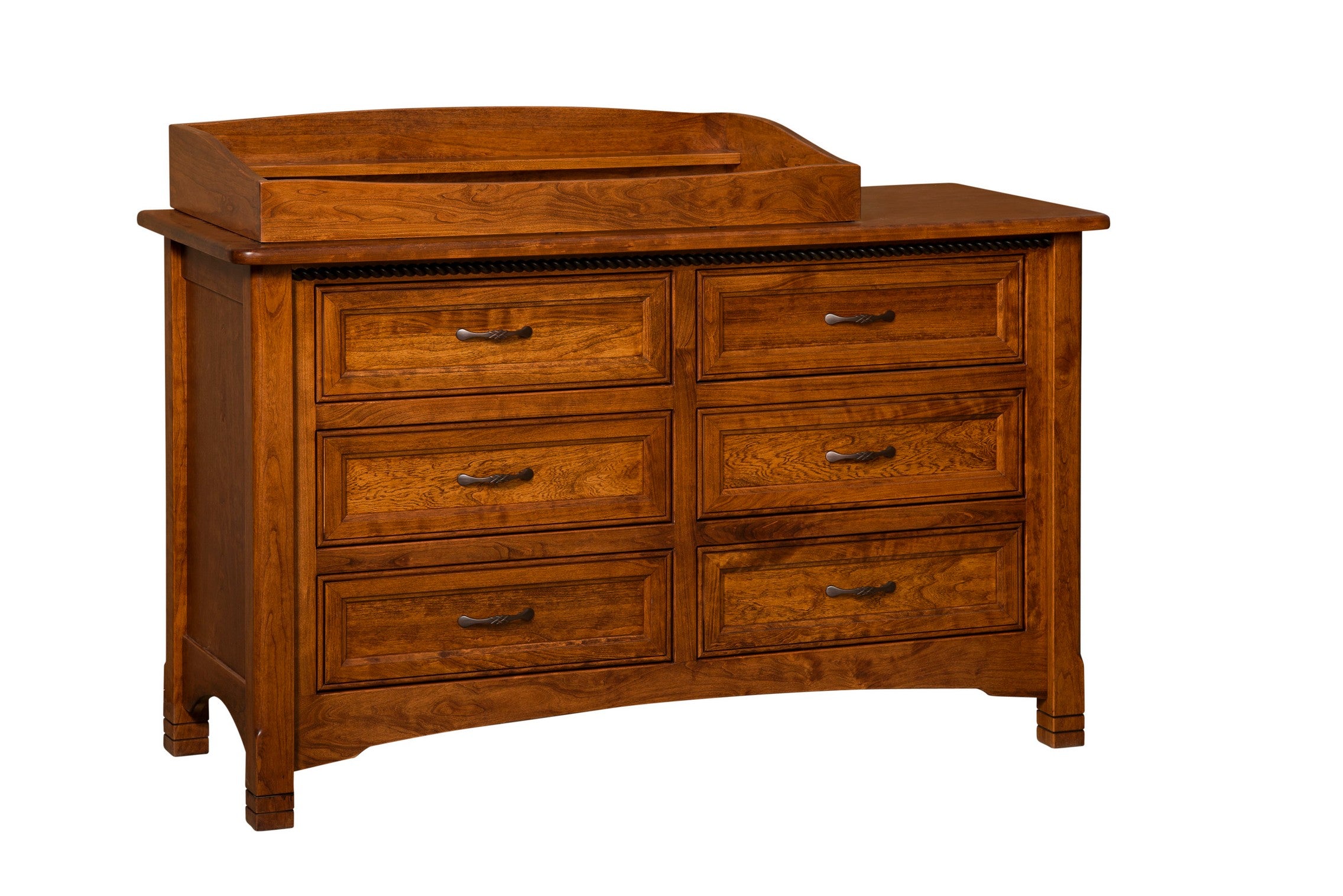 Amish West Lake Six Drawer Dresser