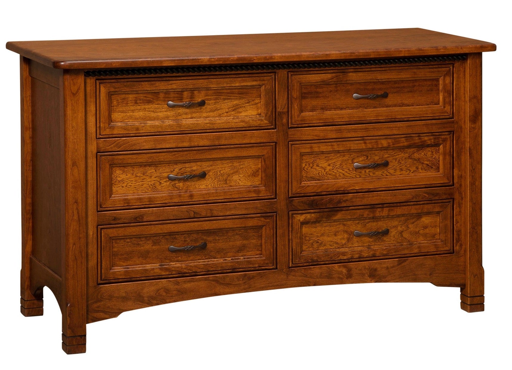 Amish West Lake Six Drawer Dresser