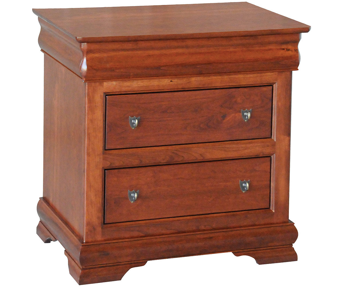 Amish Williamsburg Nightstand With Key Knobs