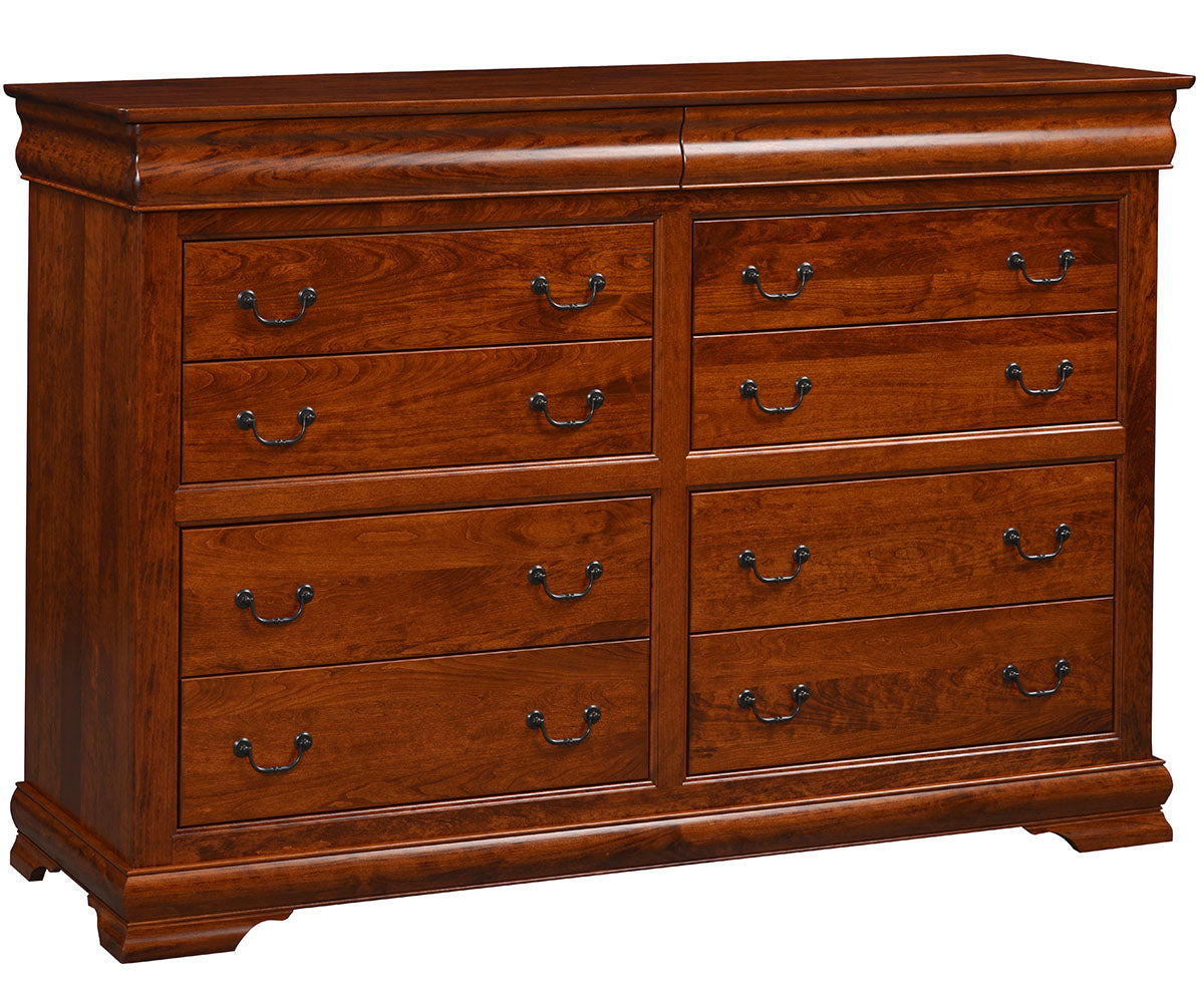 Amish Williamsburg Ten Drawer Dresser