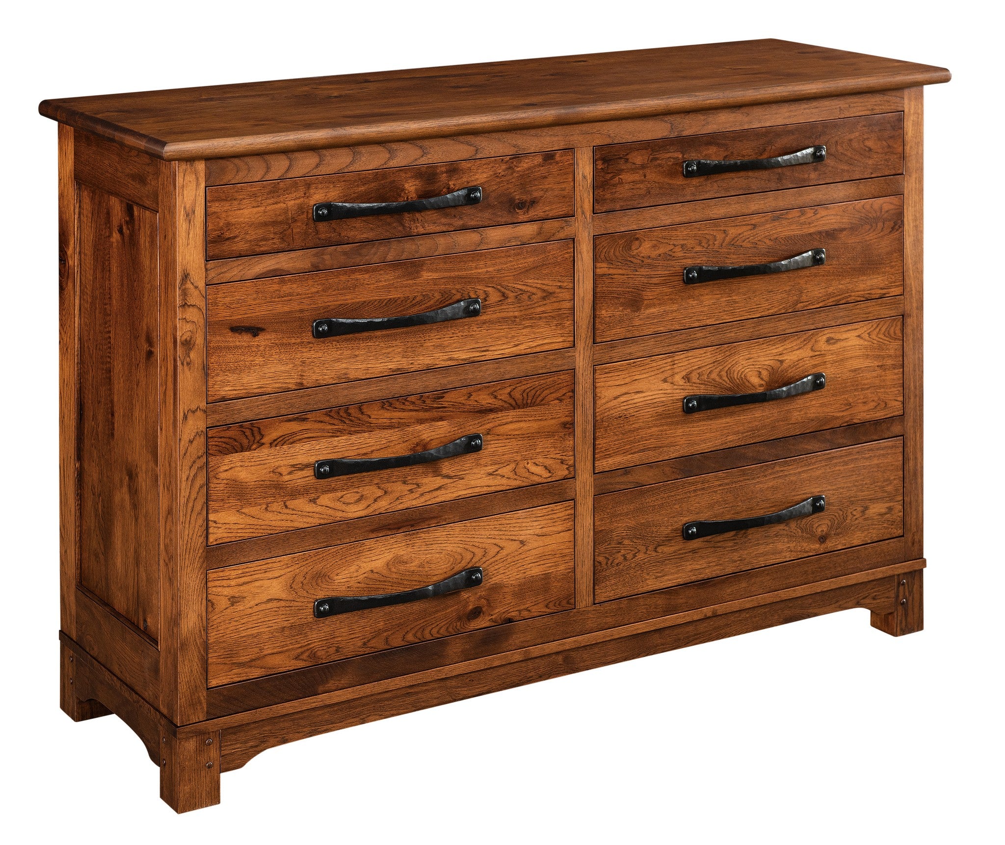 american made amish williamson farmhouse eight drawer dresser