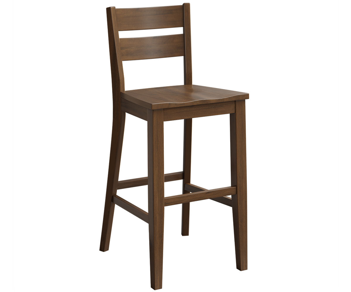 Amish Winston Stationary Bar Chair