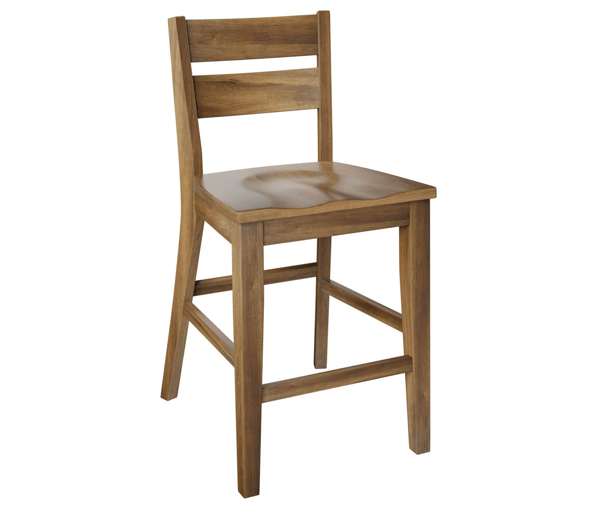 Amish Winston Stationary Bar Chair