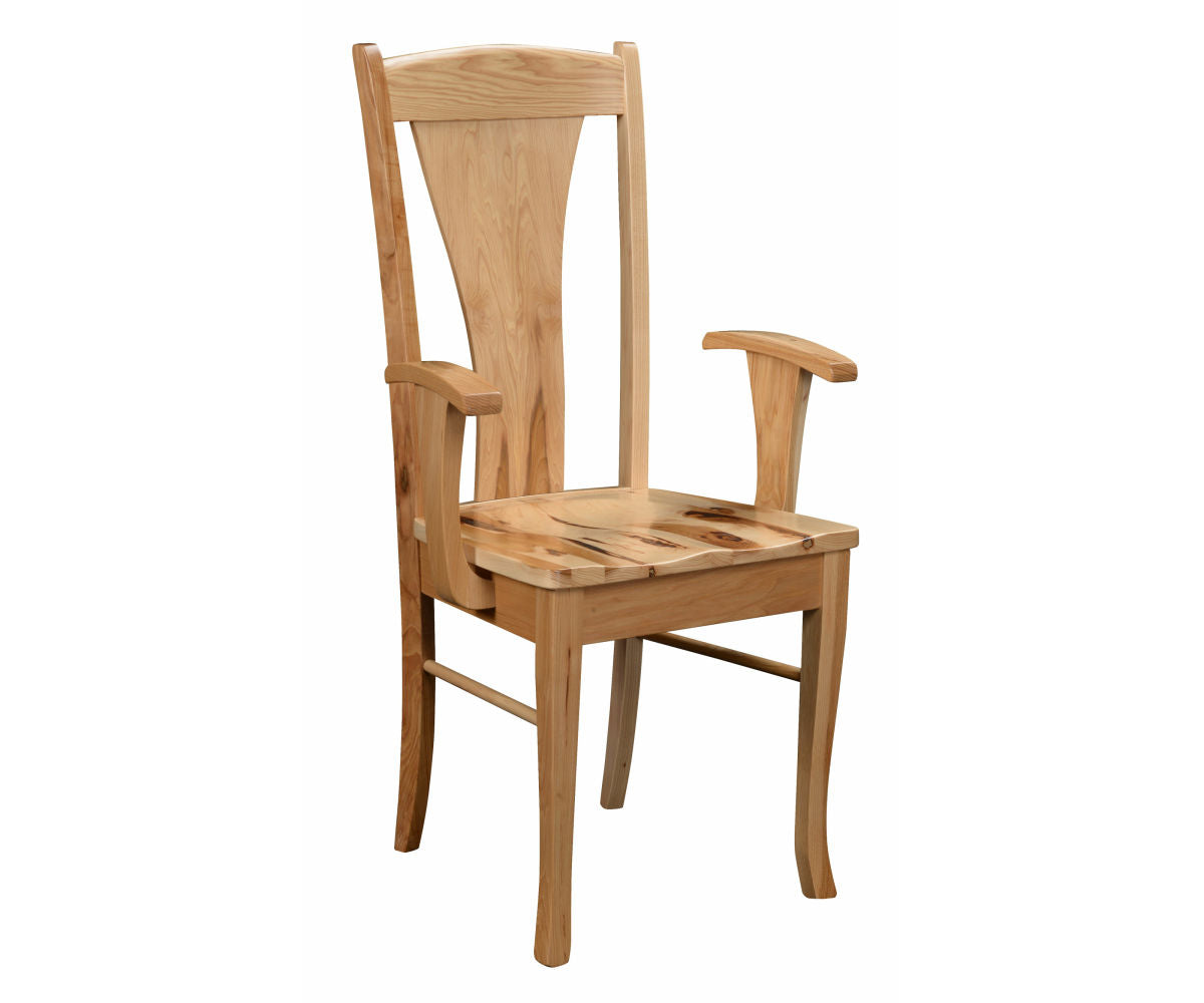 Amish Woodville Chair-Chair-Arm Chair-Oak-The Amish House