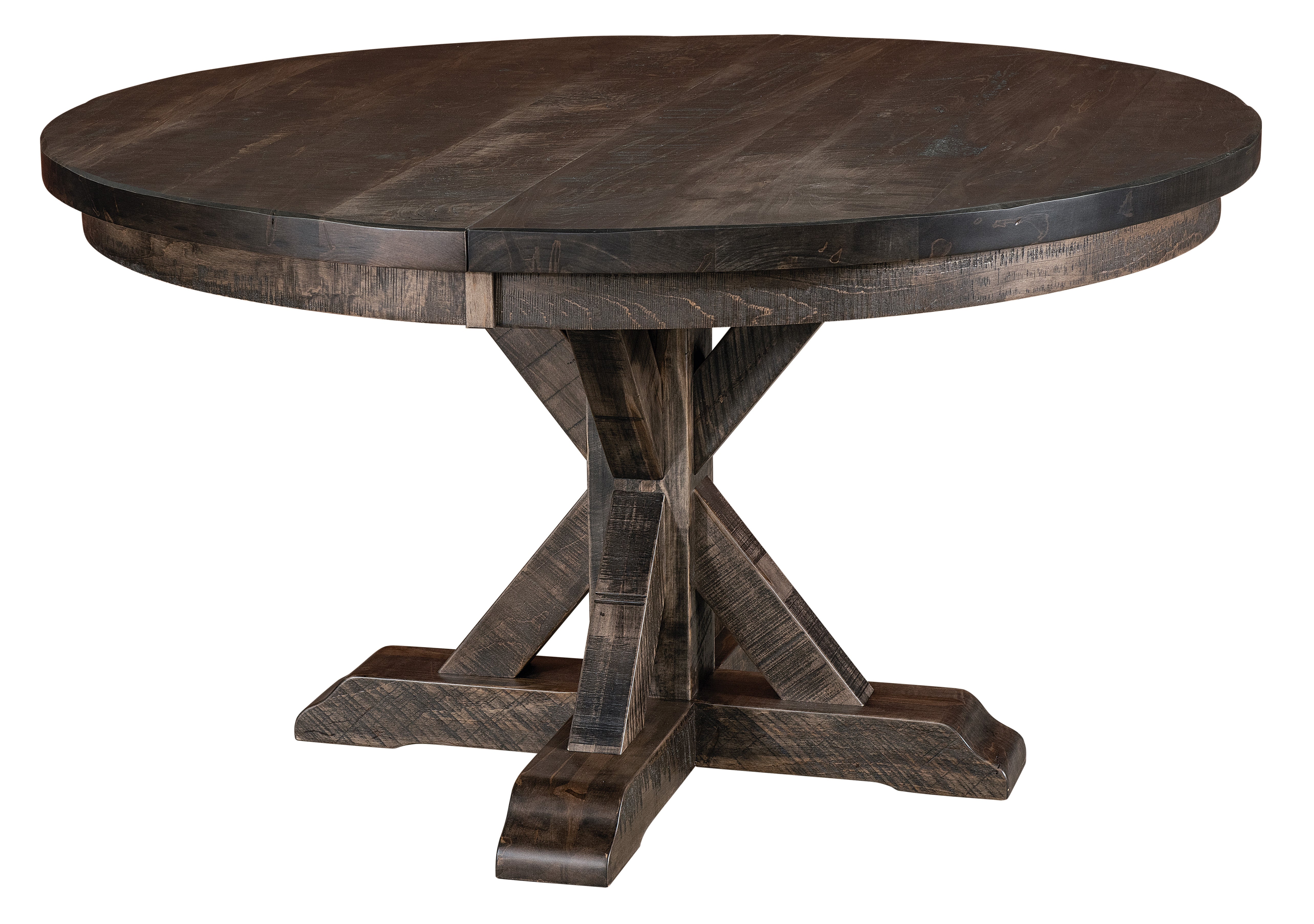 Amish Elkhorn Single Pedestal Table
