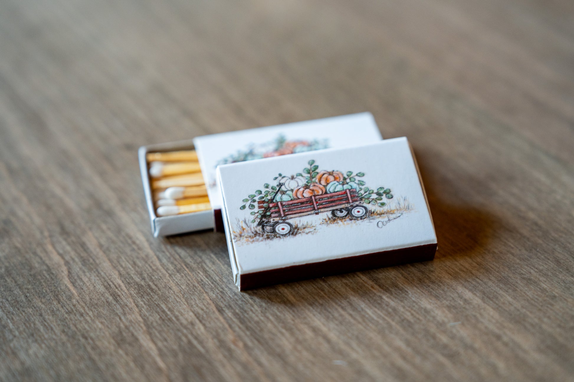 Autumn Harvest Matchboxes