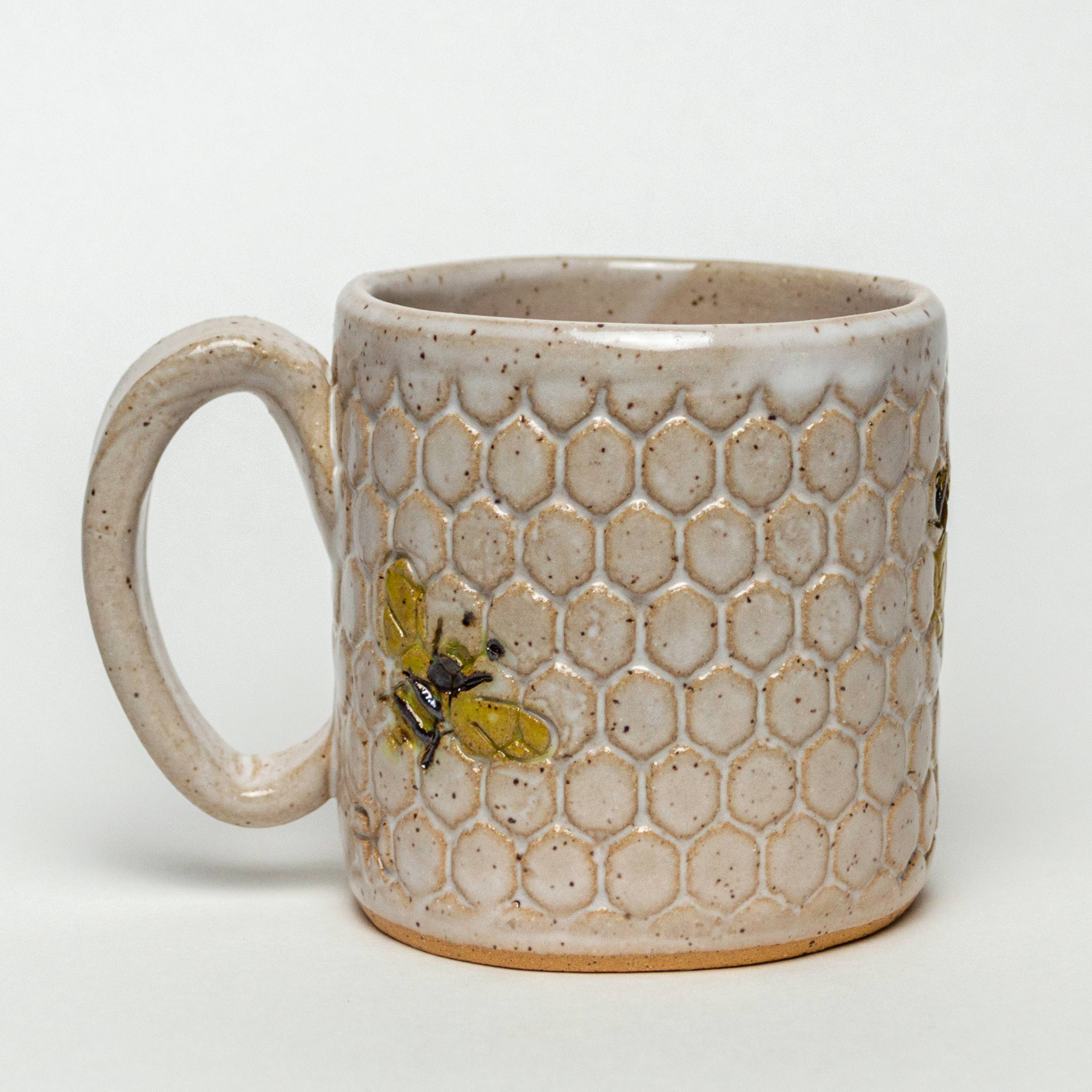 Bee Pattern Handmade Mug