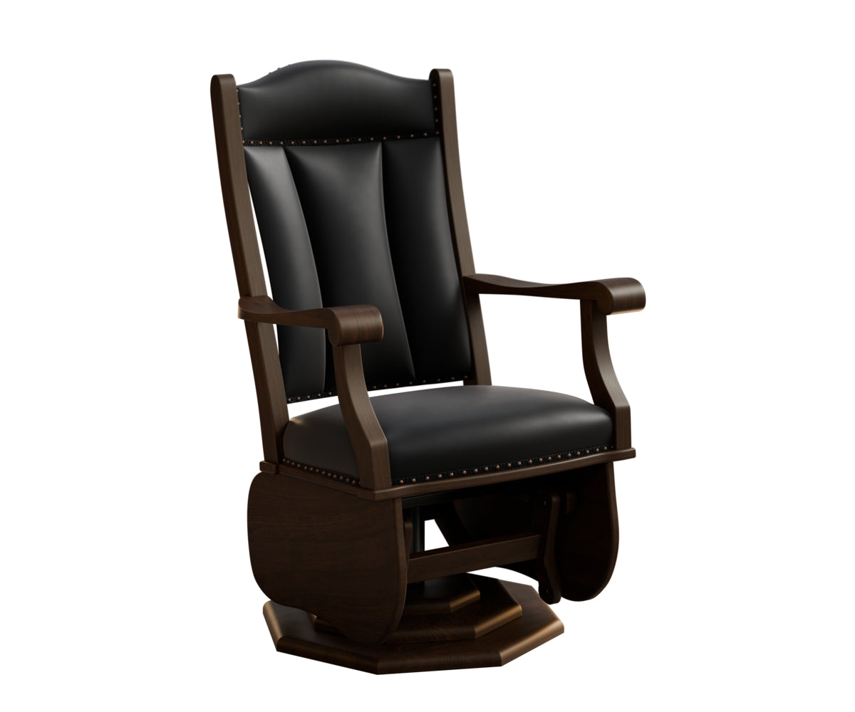 Amish Swivel Glider with Platform Base