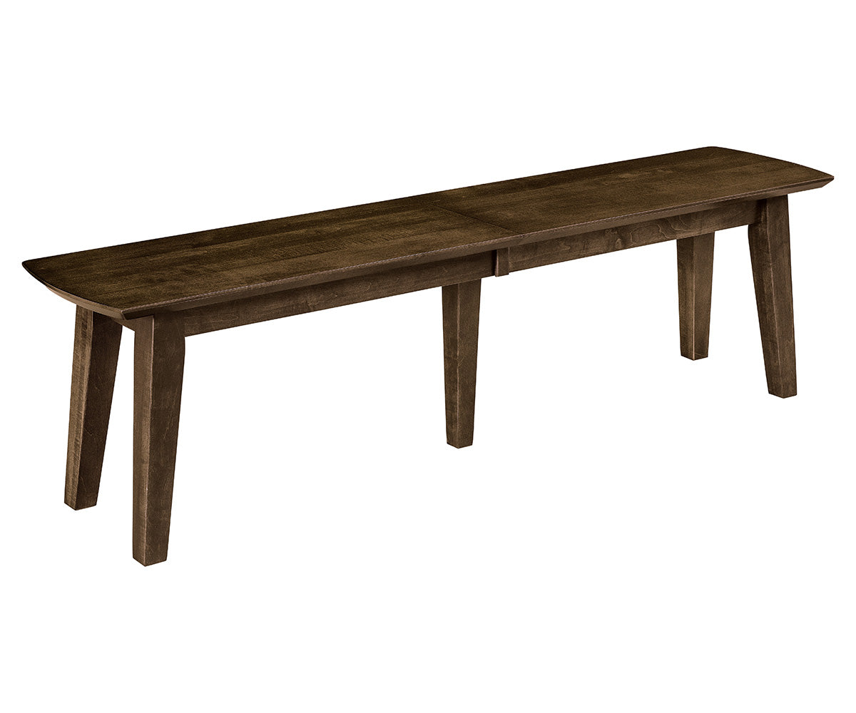 Amish Burbank Extend-A-Bench-Dining Bench-The Amish House