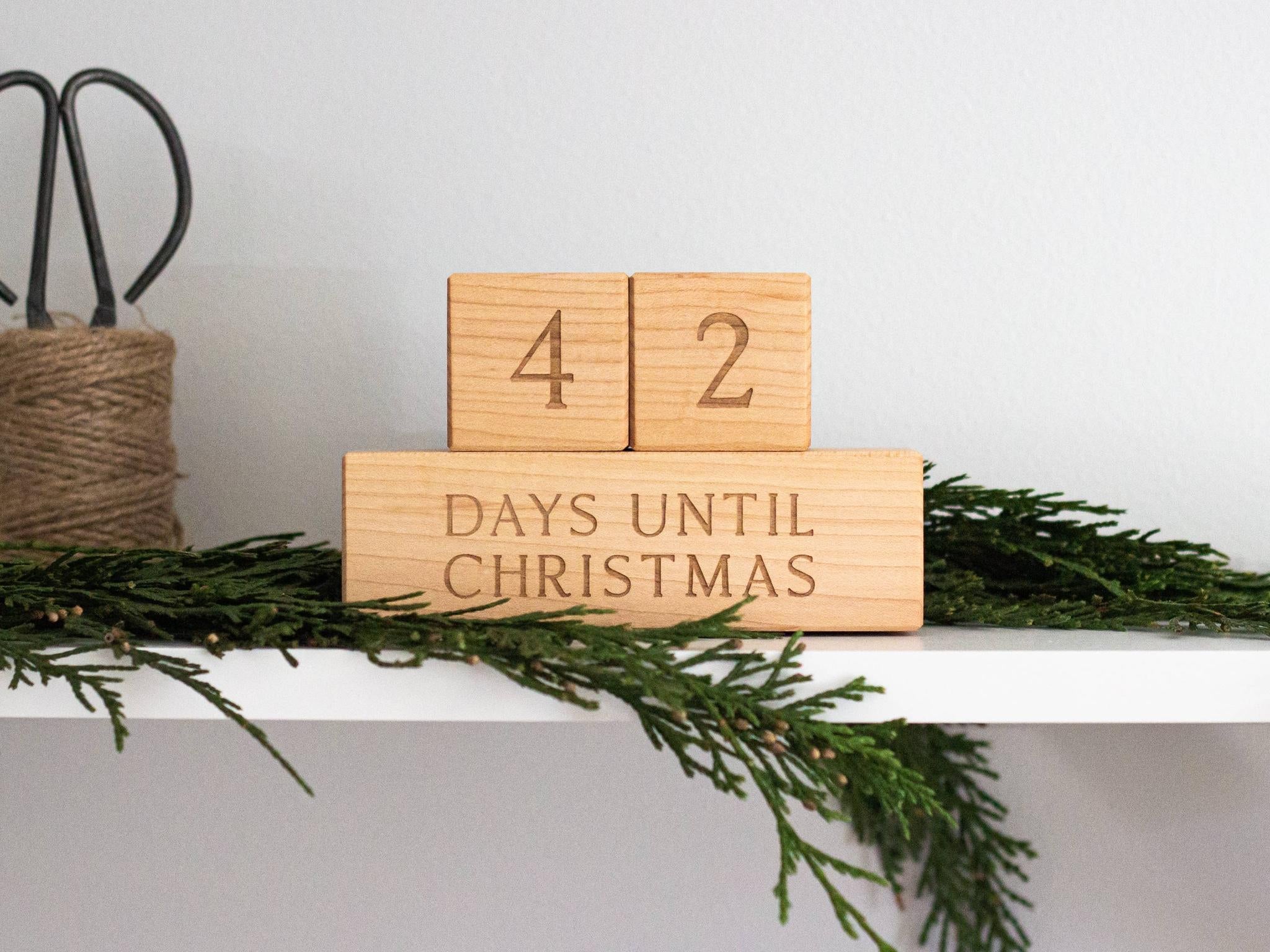 Christmas Countdown Blocks