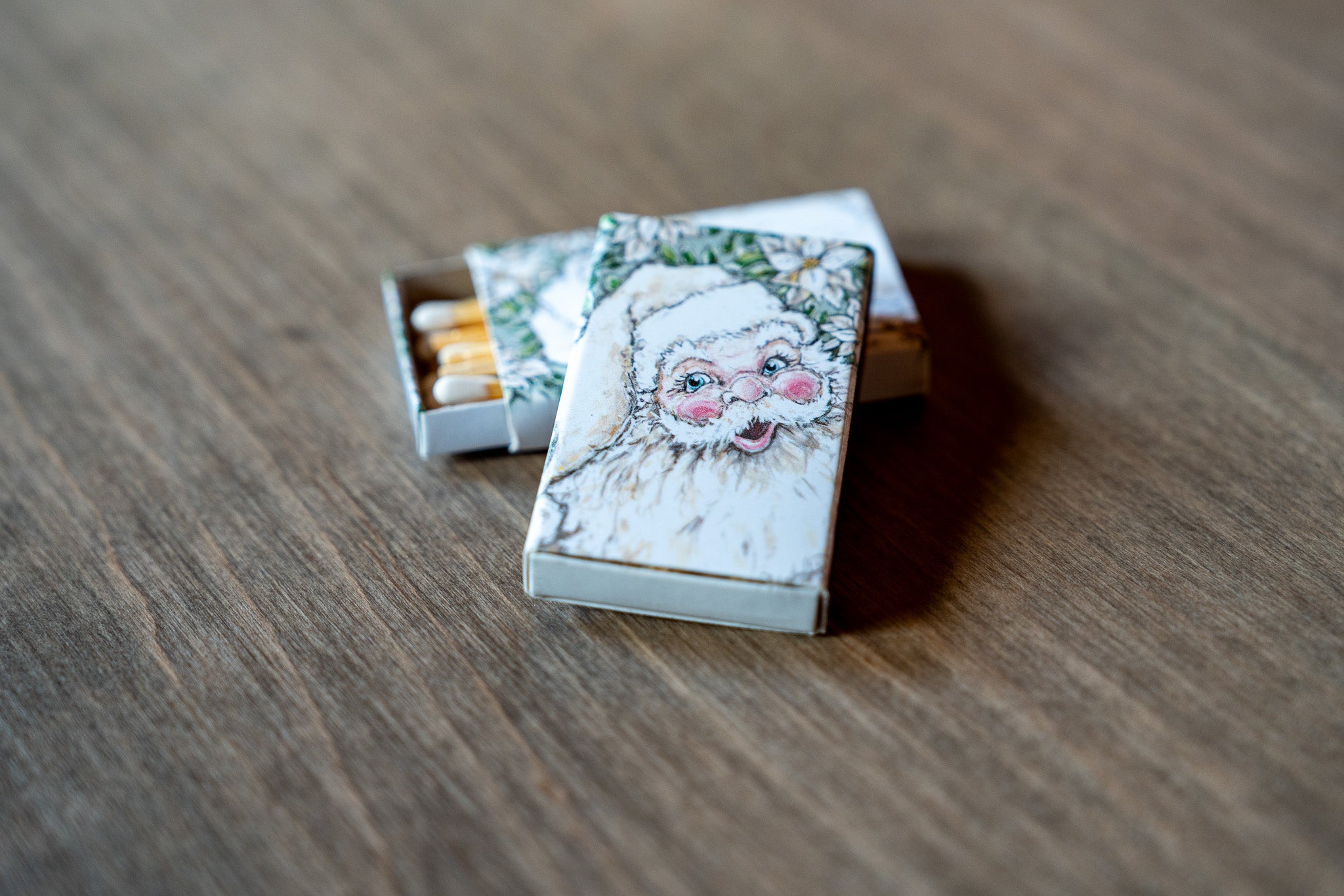 Christmas Print Matchbox