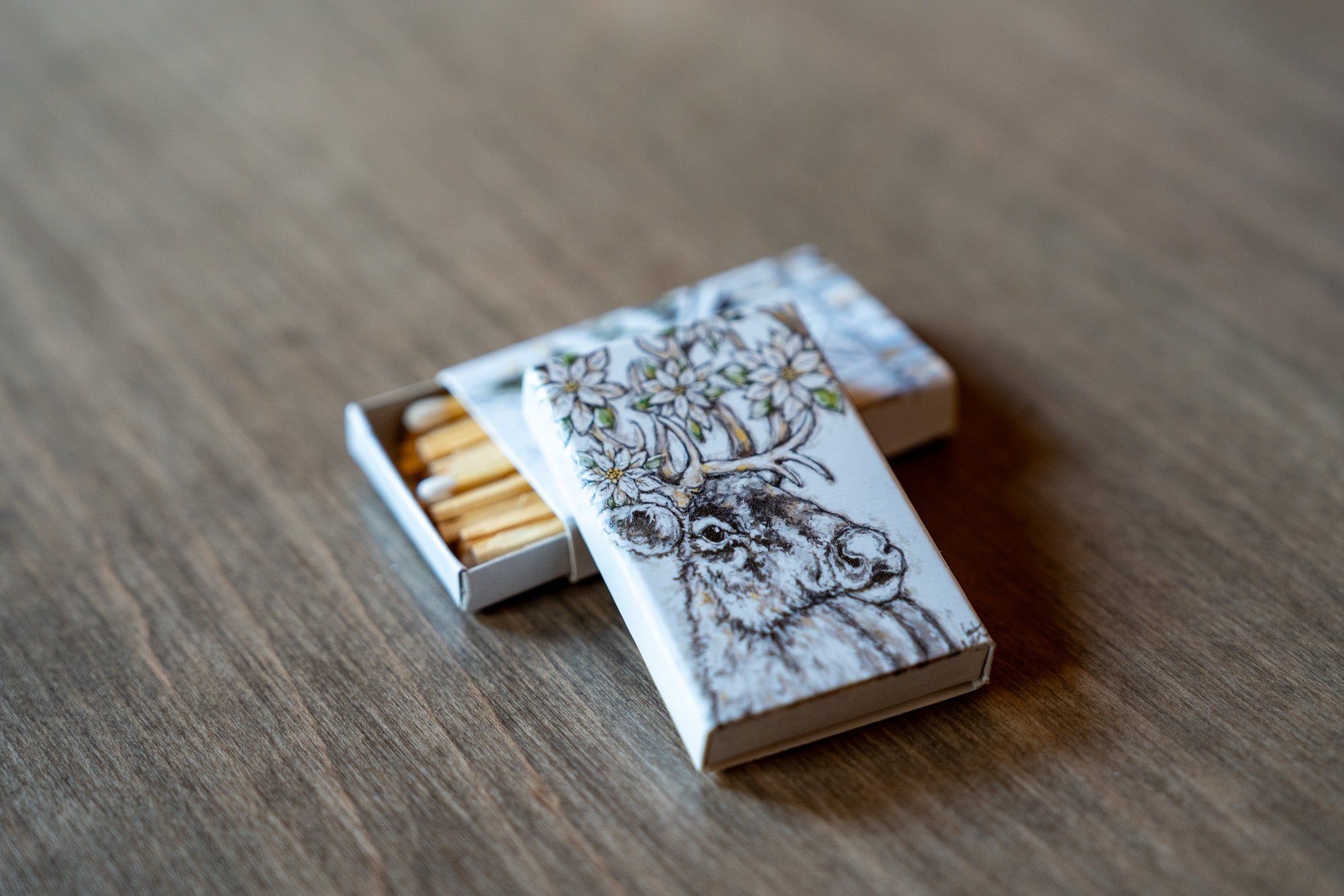 Christmas Print Matchbox