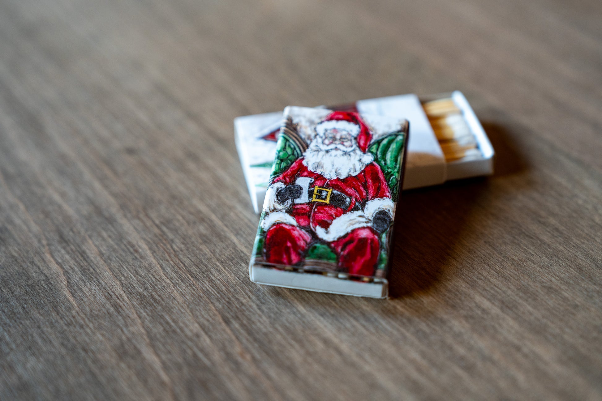 Christmas Print Matchbox