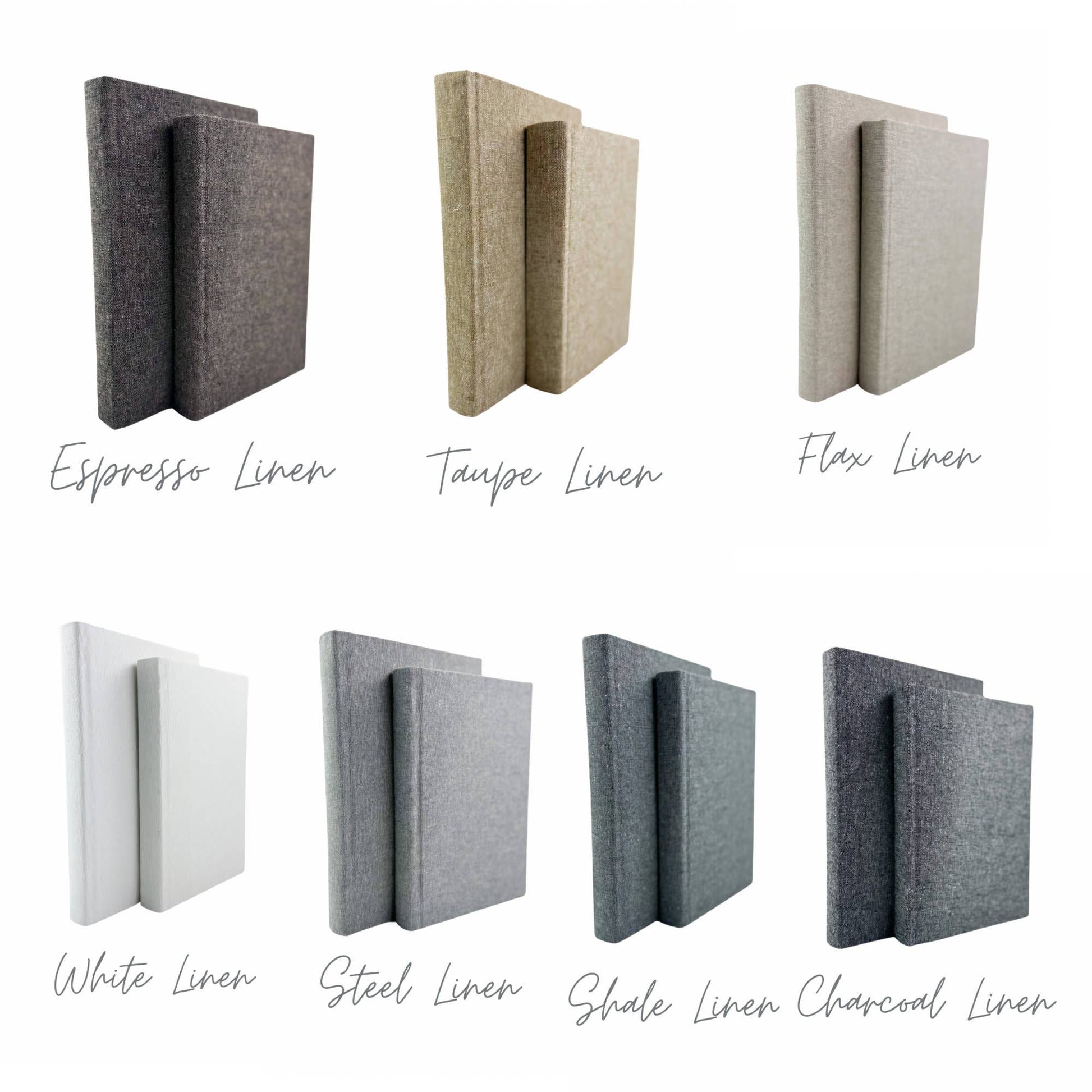 Decorative Linen Covered Books