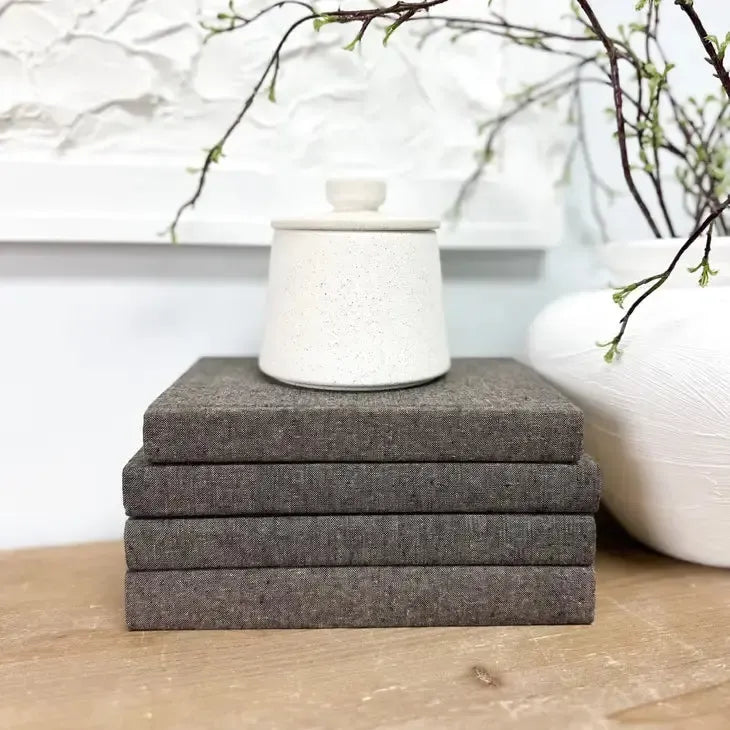 Decorative Linen Covered Books